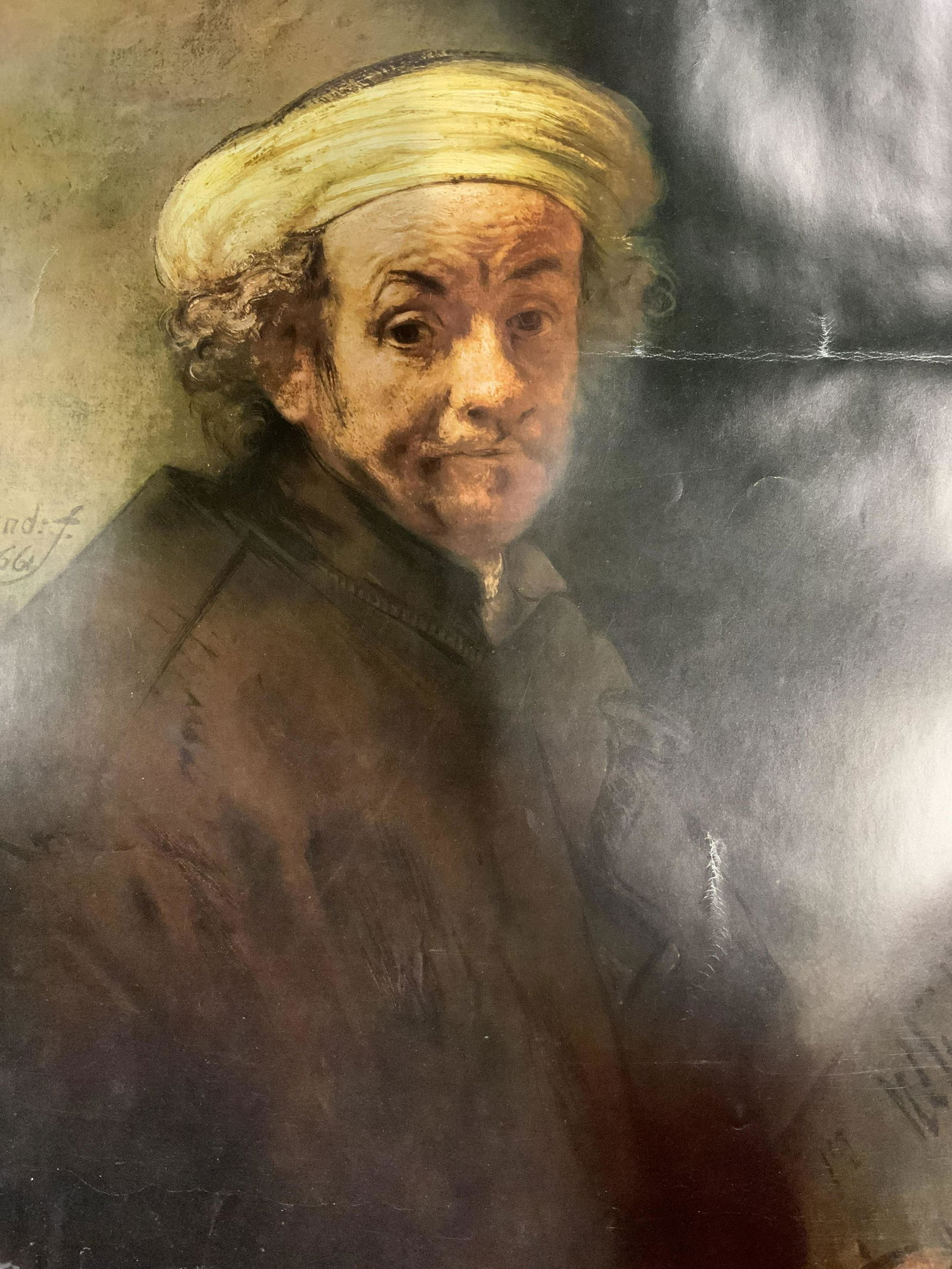 REMBRANDT Self Portrait Offset Lithograph (1 of 6)