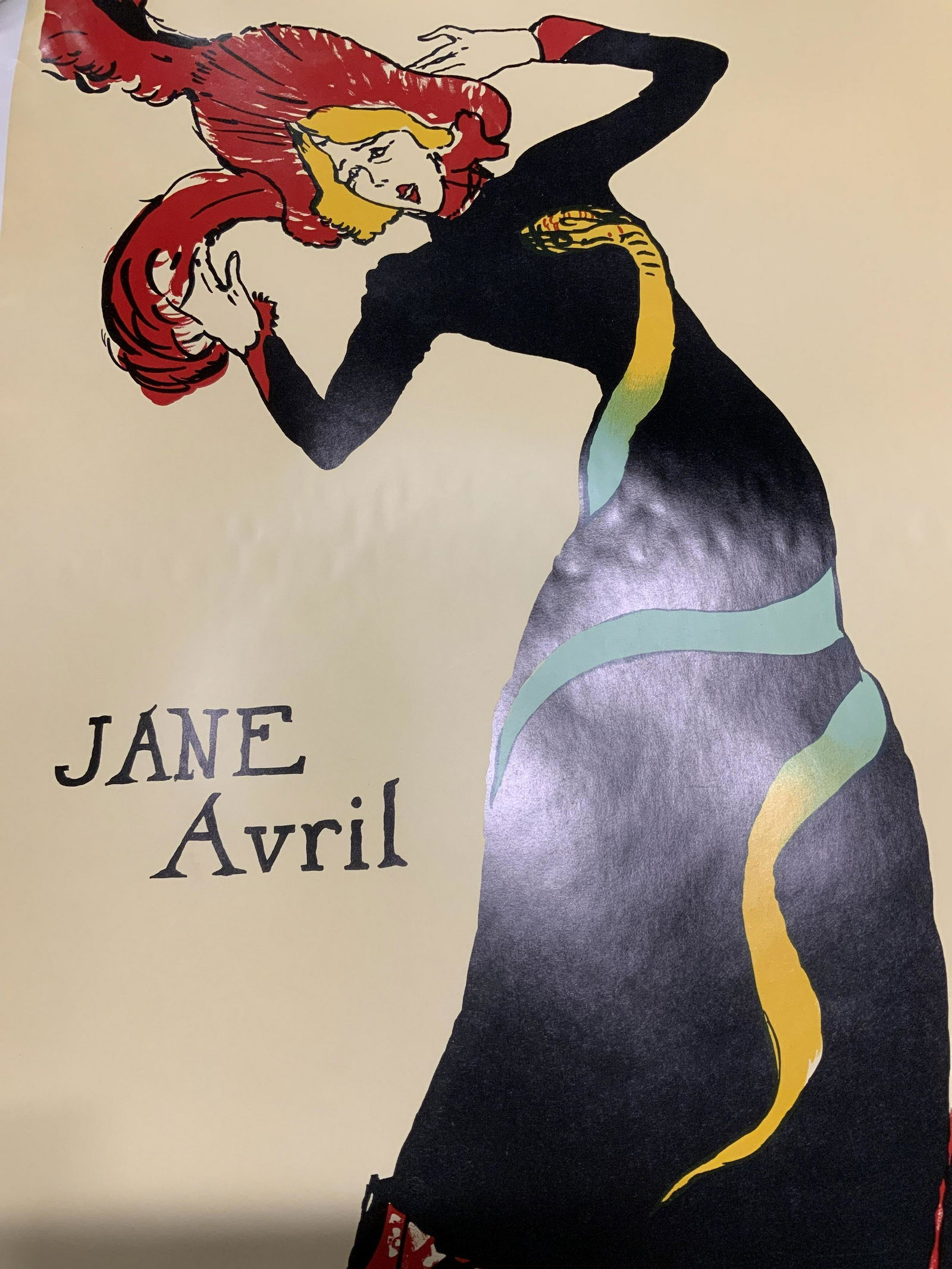 Lithographic Poster of Piece By Toulouse Lautrec (1 of 6)