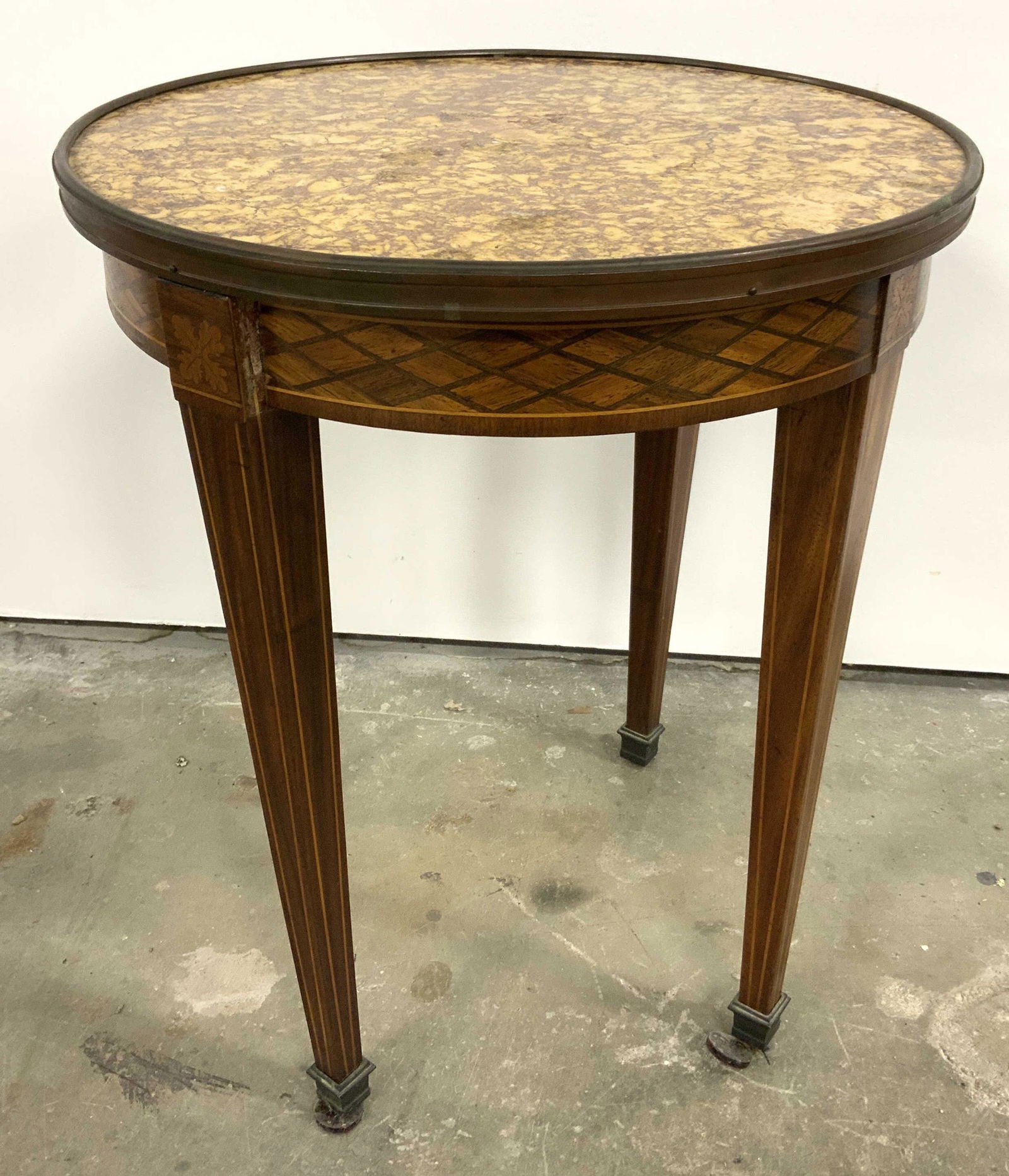 Vintage Marble Topped Drink Table (1 of 8)