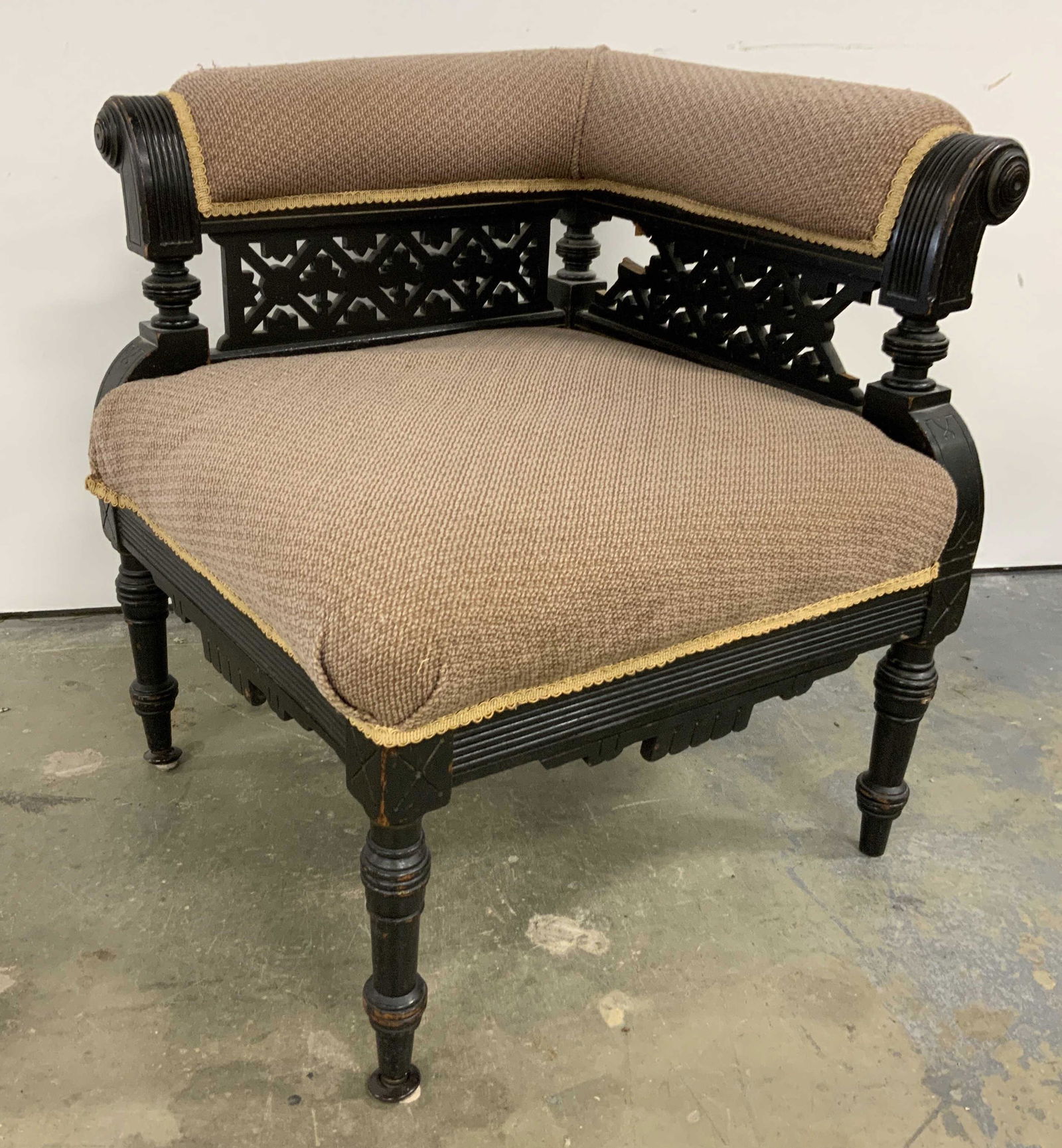 Vintage Upholstered Library Chair (1 of 7)