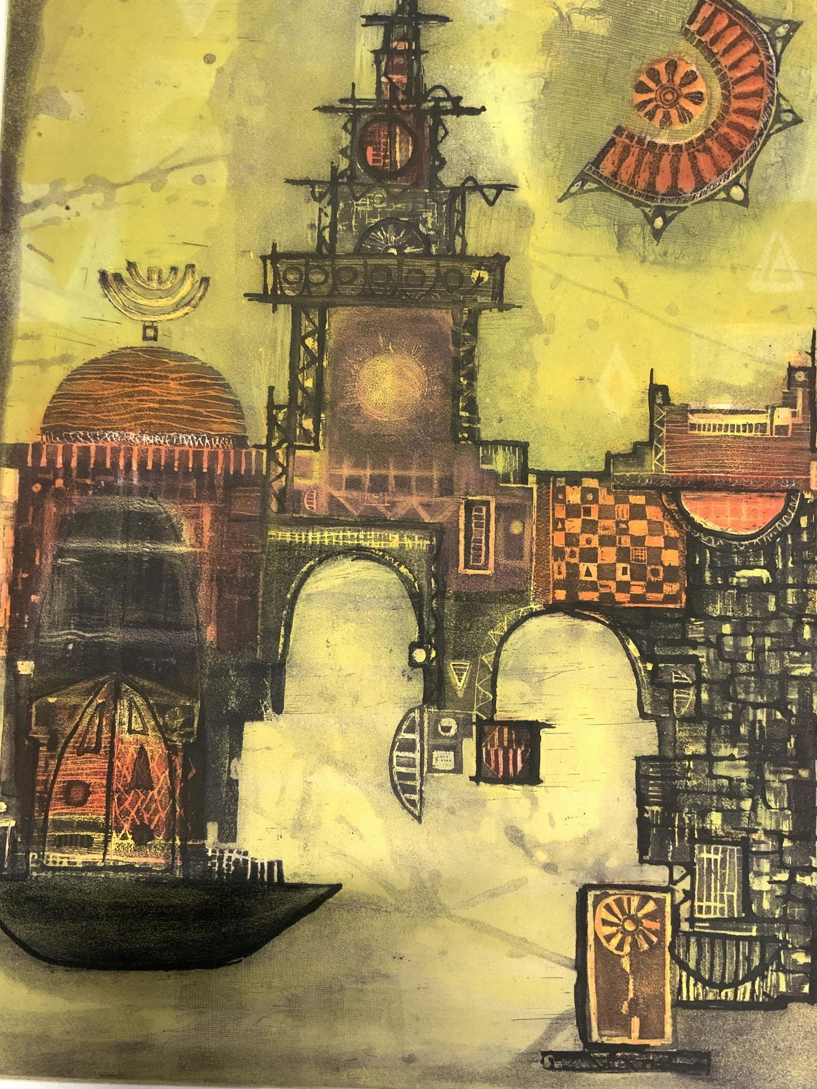 Pair JACOB MAPKA Signed Ltd Ed Woodcuts (1 of 11)