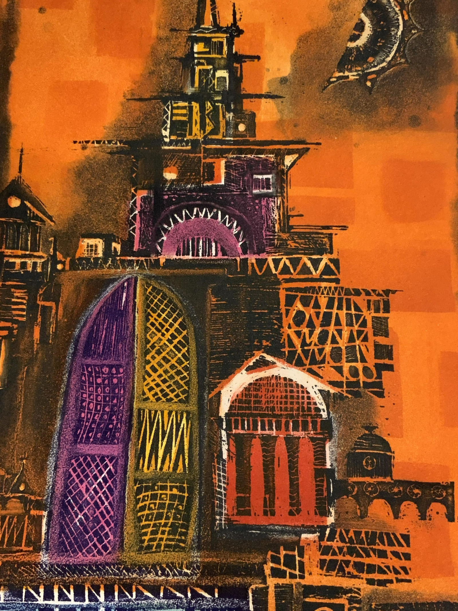 JACOB MAPKA Signed Ltd Ed Woodcut (1 of 8)