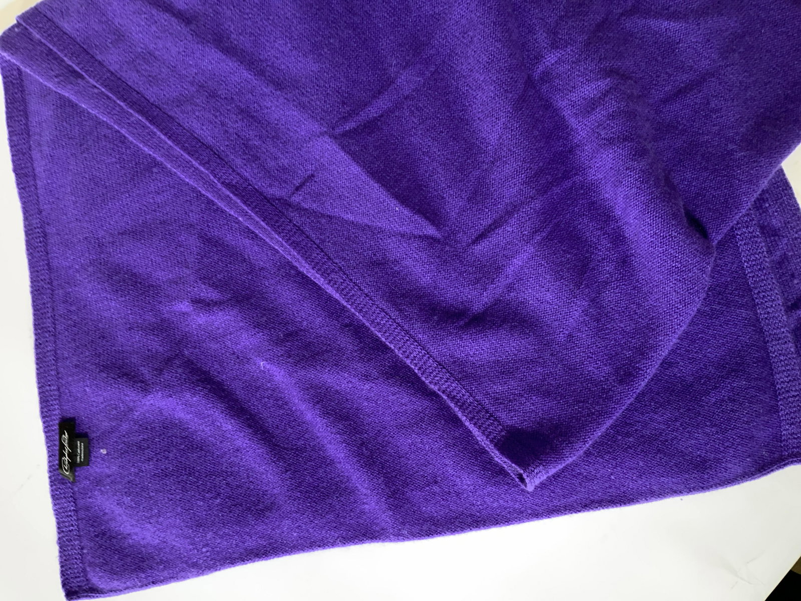 Christopher FISCHER Purple Cashmere Wrap (1 of 6)