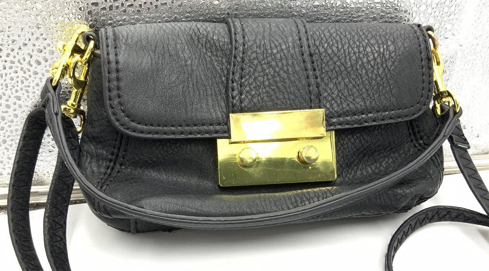 Pebbled Leather Crossbody Purse (1 of 6)