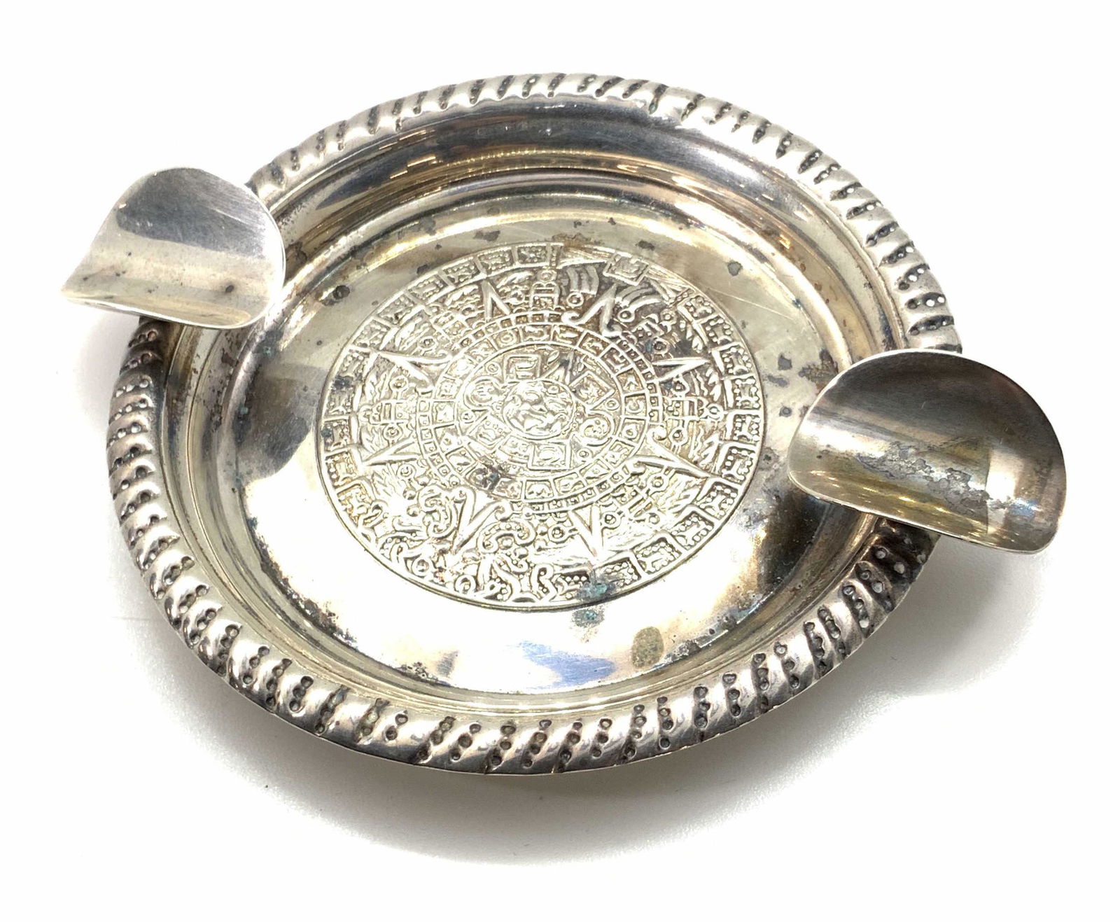 PLAT MEXSA Antq Signed Sterling Silver Nut Dish (1 of 13)