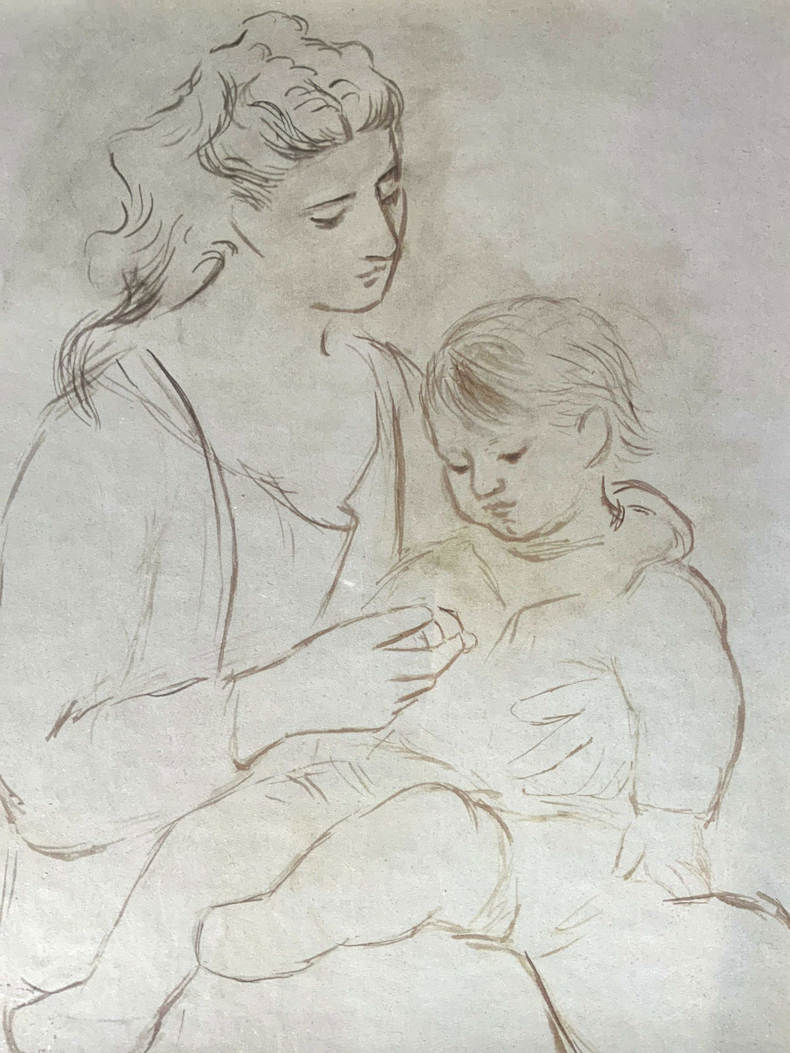 PICASSO Mother & Child Offset Lithograph (1 of 5)