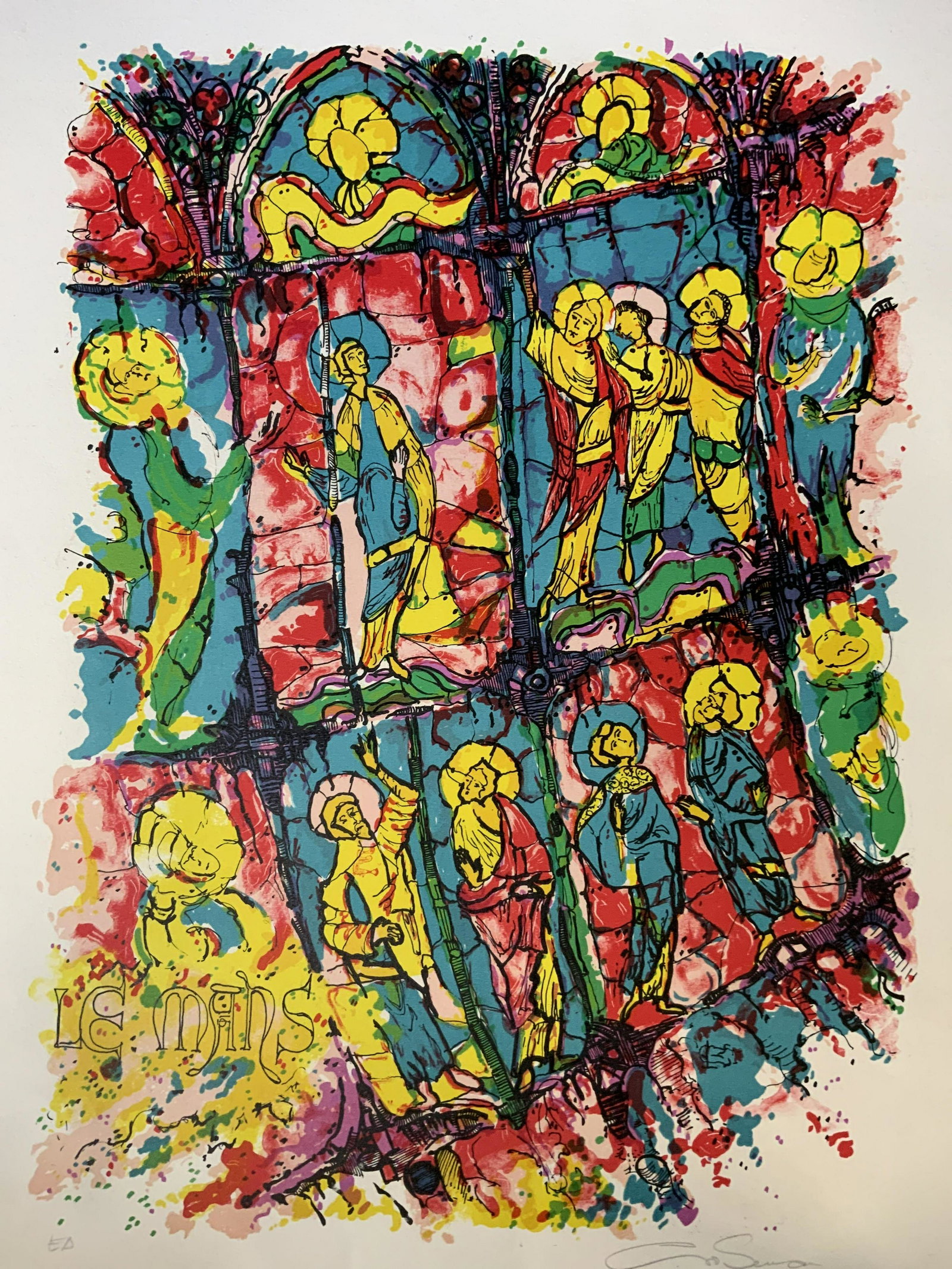 Signed Le Mans Lithograph (1 of 7)