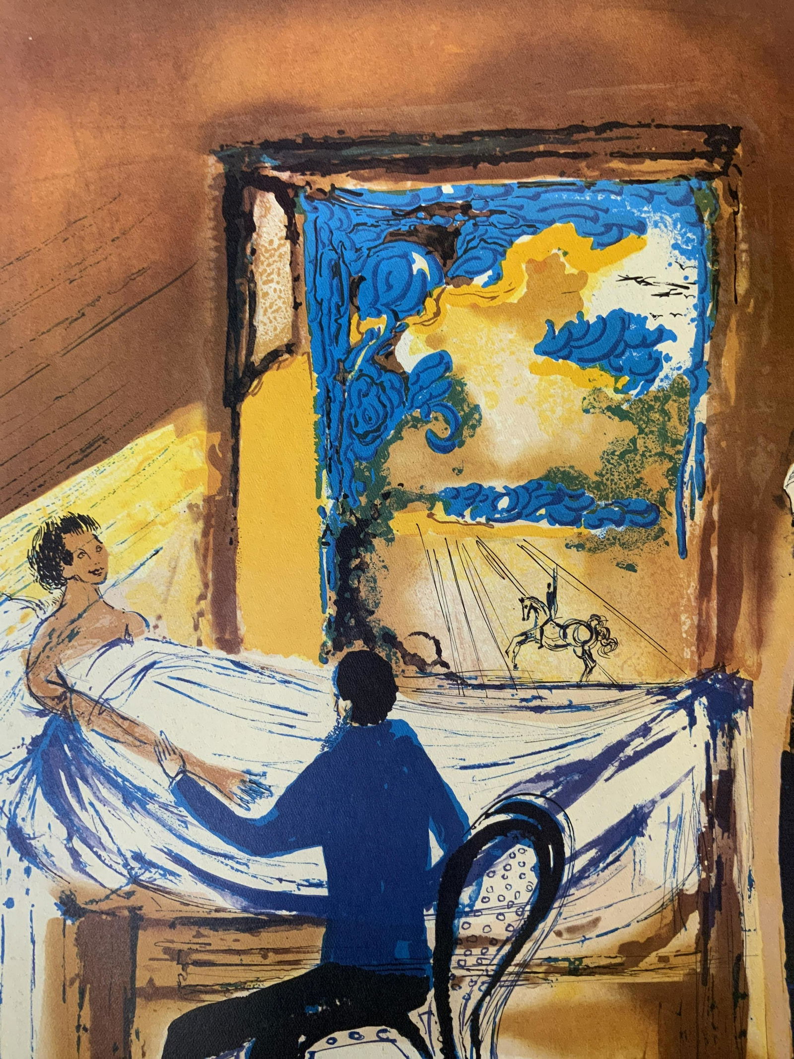 SALVADOR DALI The Doctor Offset Lithograph (1 of 9)