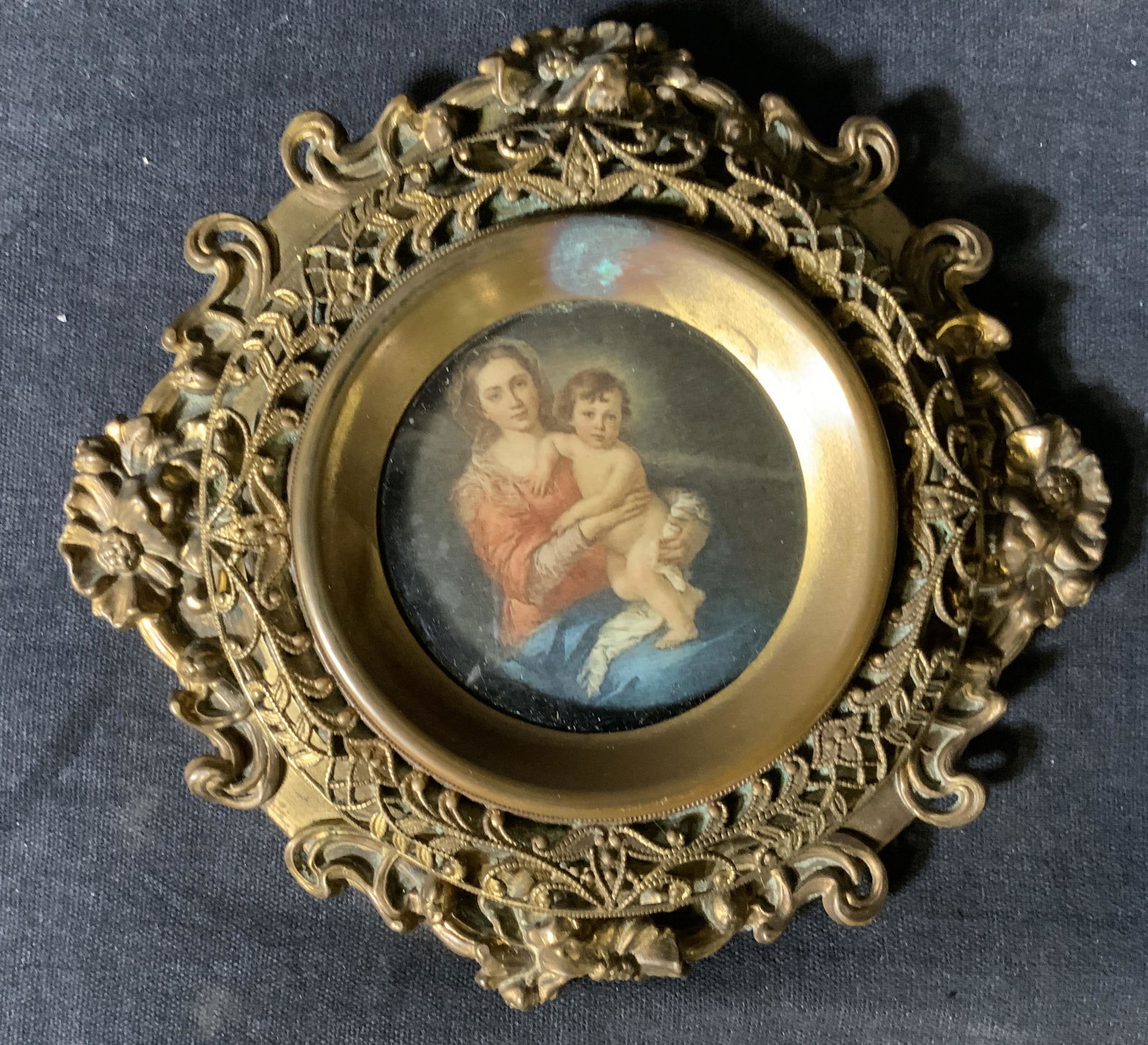 Madonna & Child Lithograph Framed artwork (1 of 4)