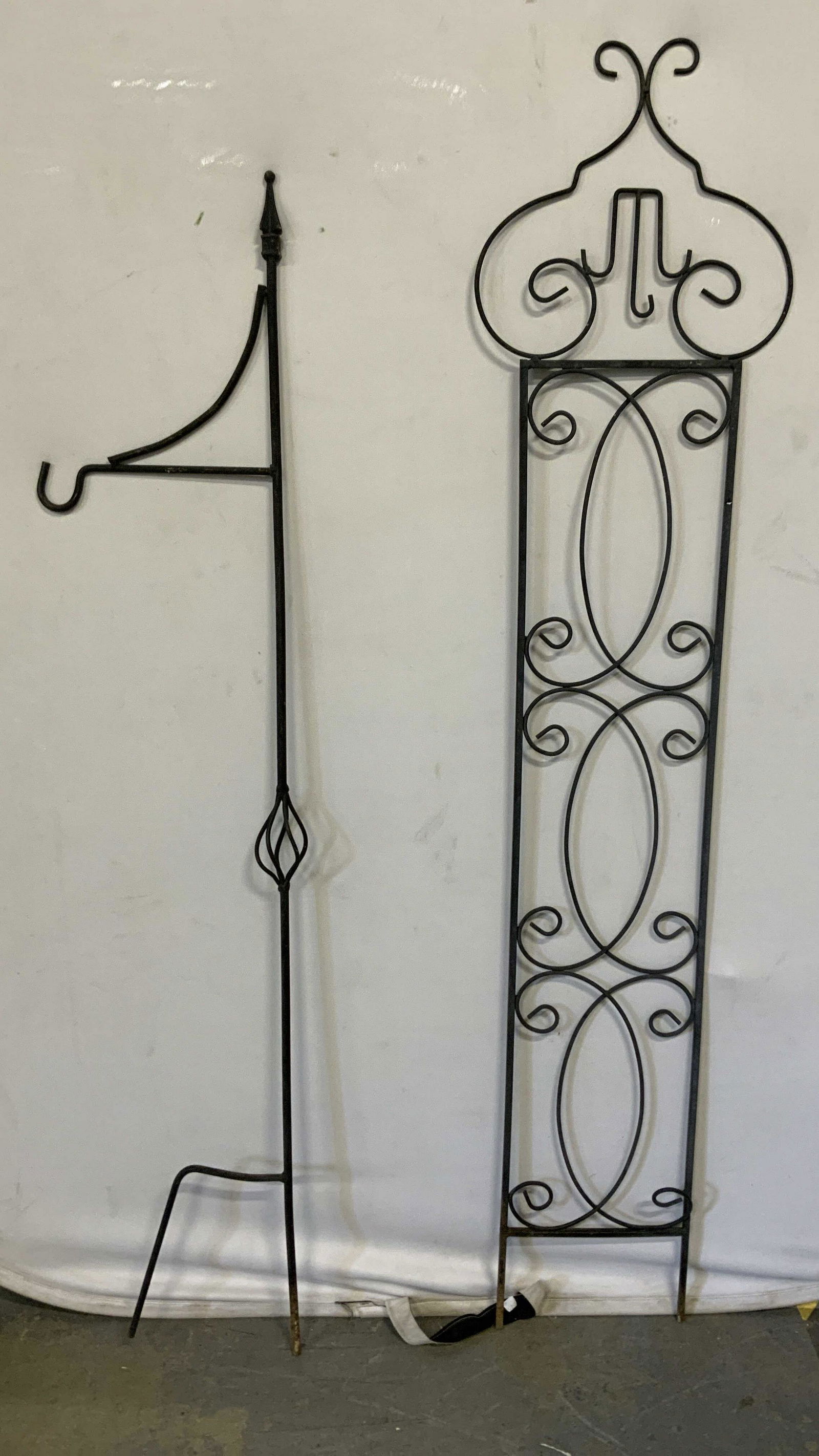 Lot 2 Wrought Iron Outdoor Accessories (1 of 6)
