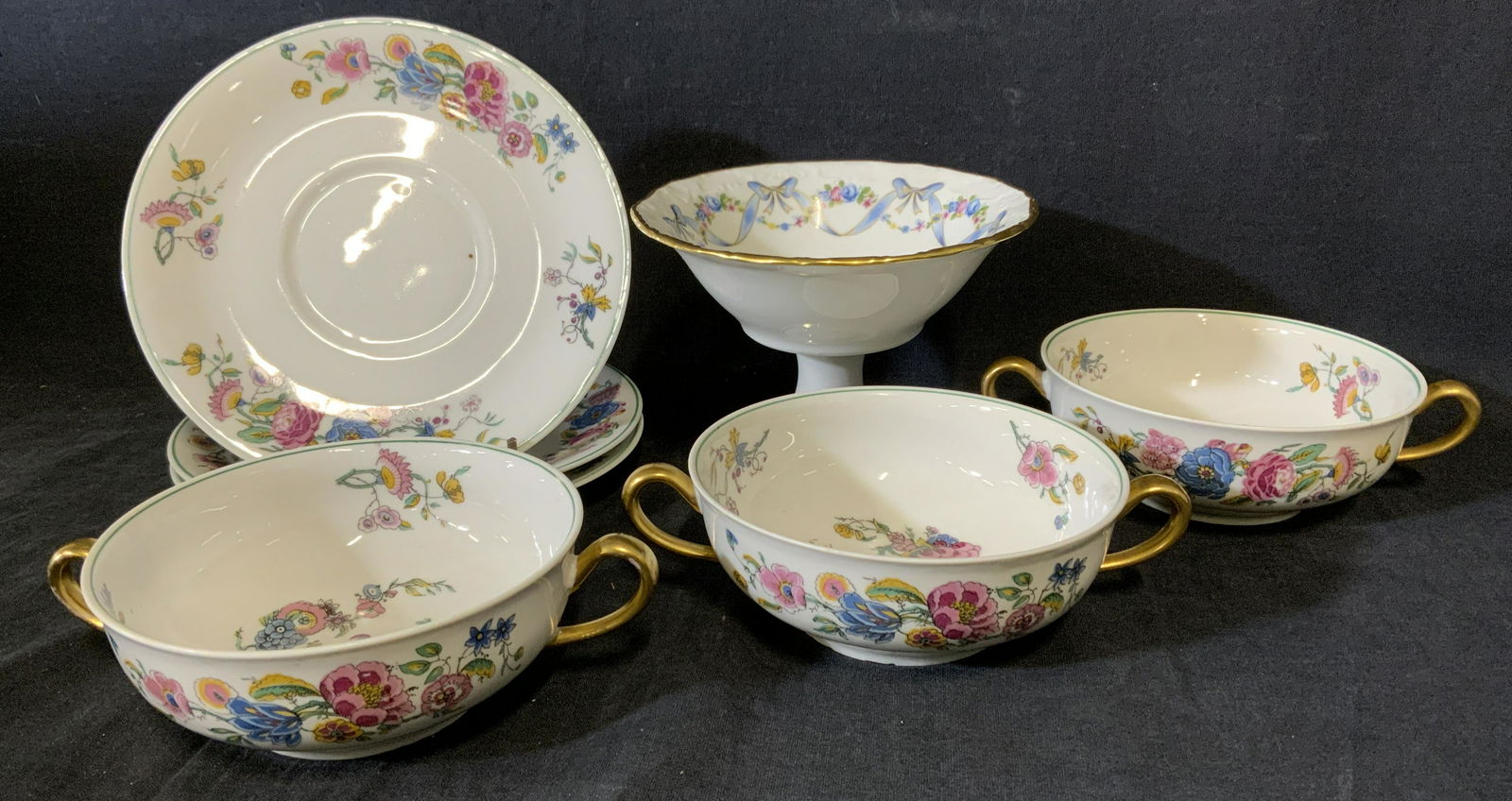 Set 7 Limoges Ceramic Serving set (1 of 7)