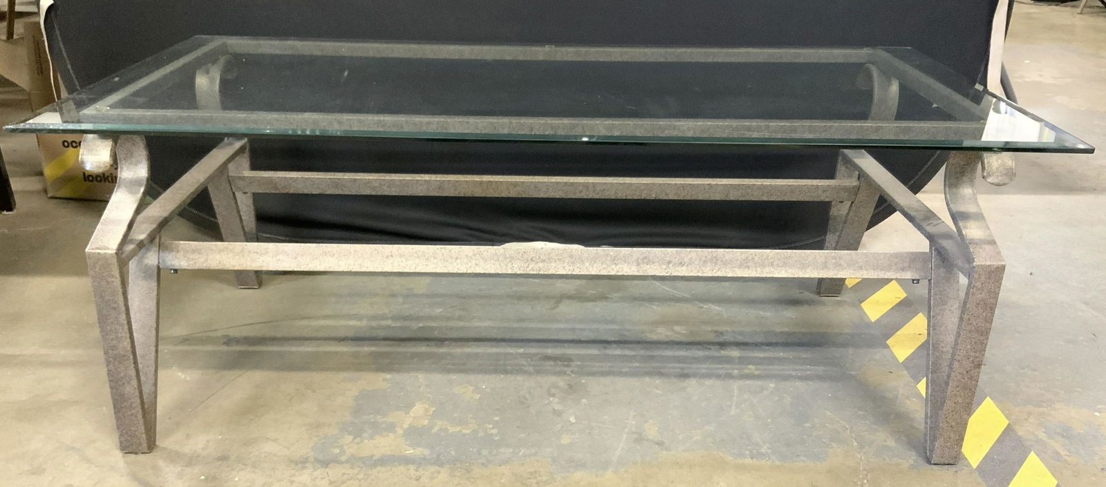 Glass Topped Coffee Table (1 of 6)