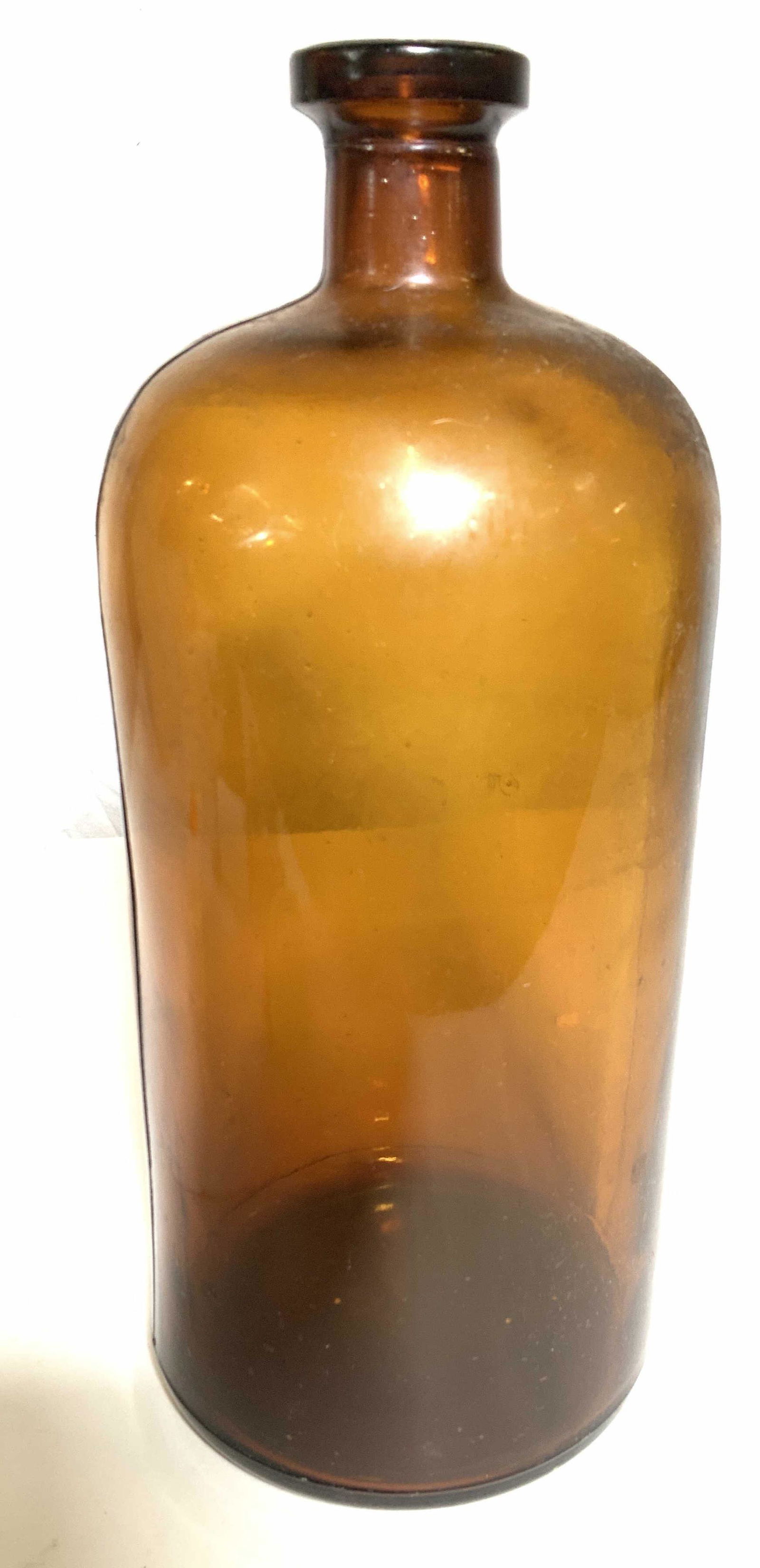 Oversized Brown Glass Apothecary Bottle (1 of 5)