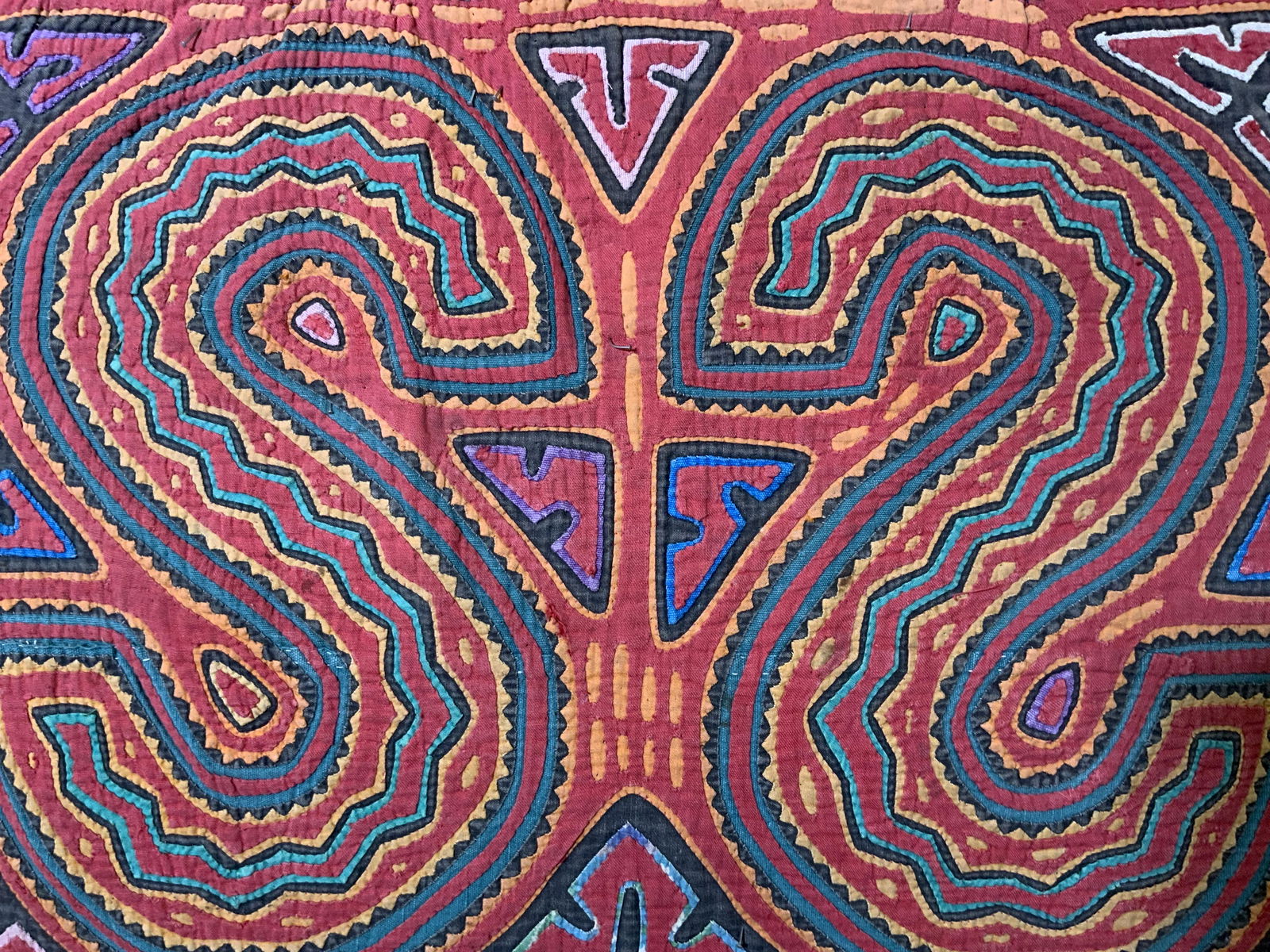 Patterned Textile Folk Artwork (1 of 7)