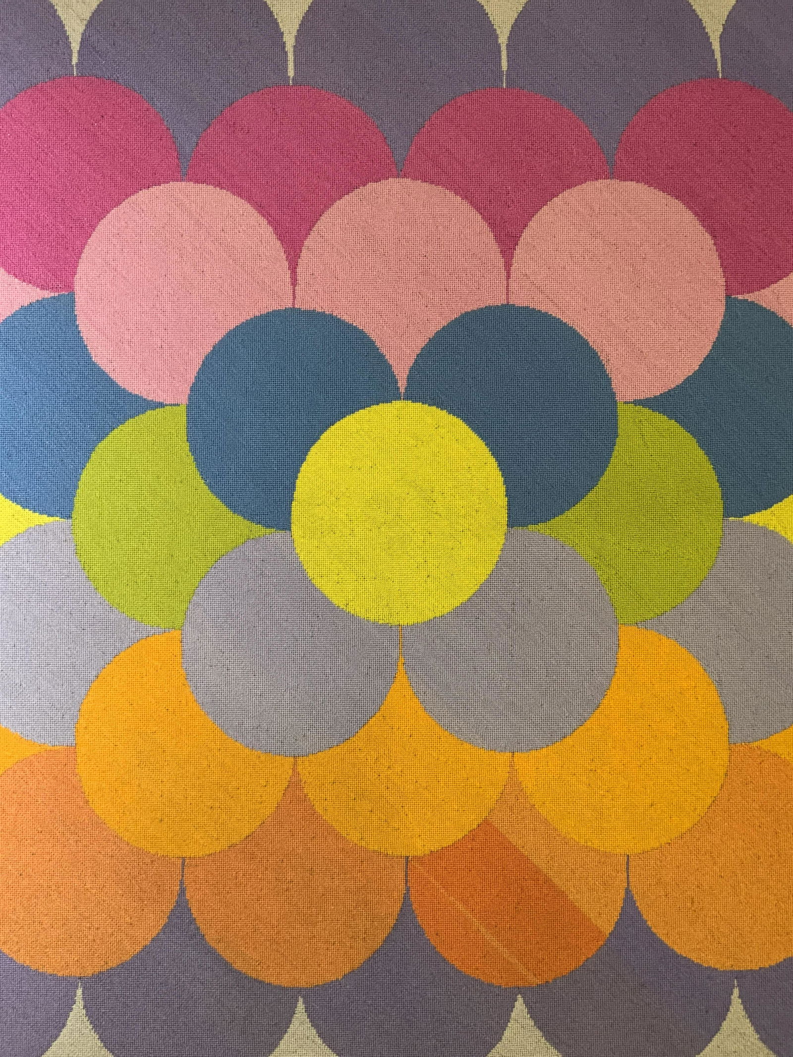 SK Initialed Textile Artwork 1973 (1 of 8)