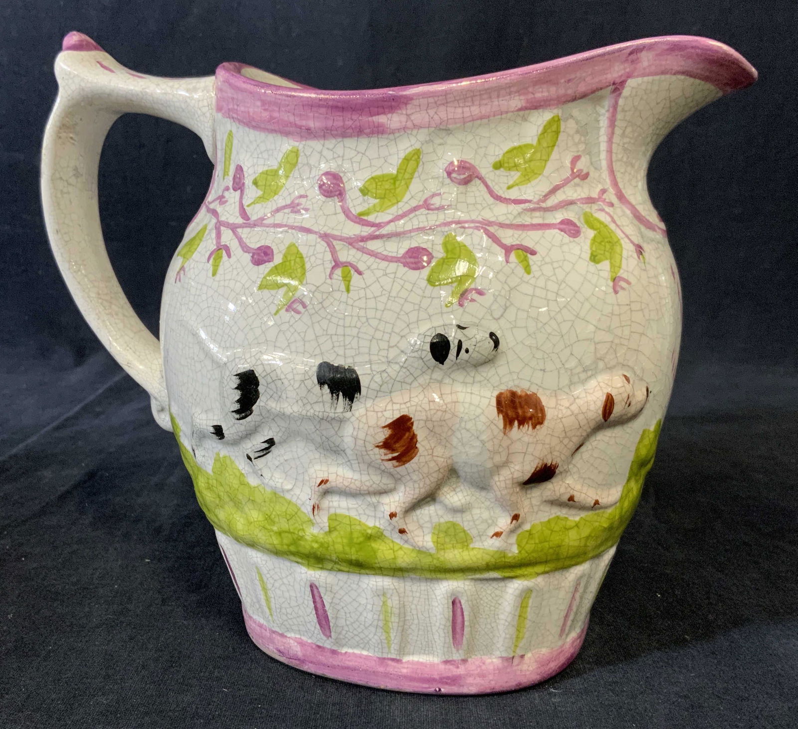 Vintage Hand Painted Ceramic Pitcher (1 of 10)