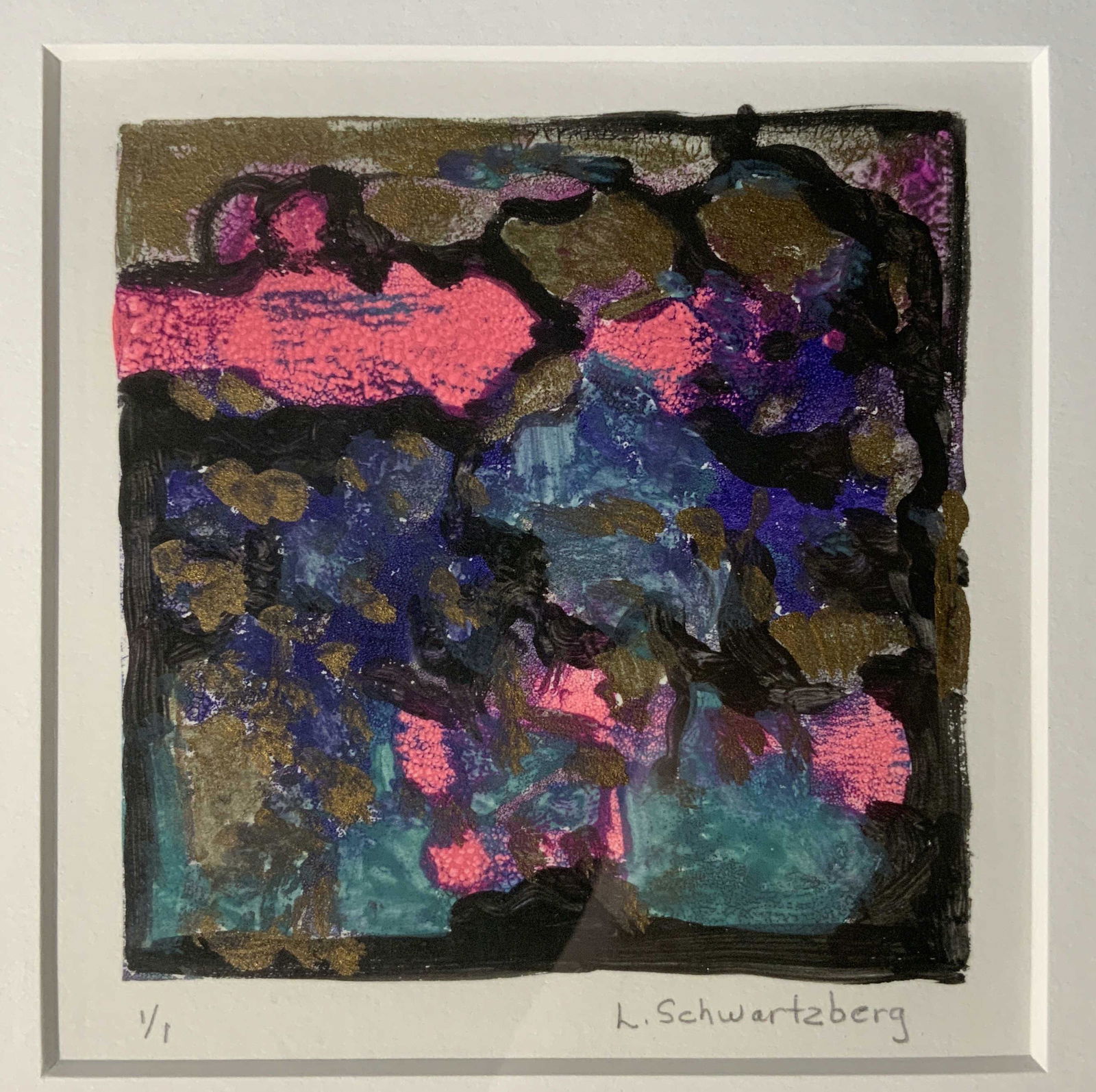 L SCHWARTZBERG Signed Serigraph Artwork (1 of 8)