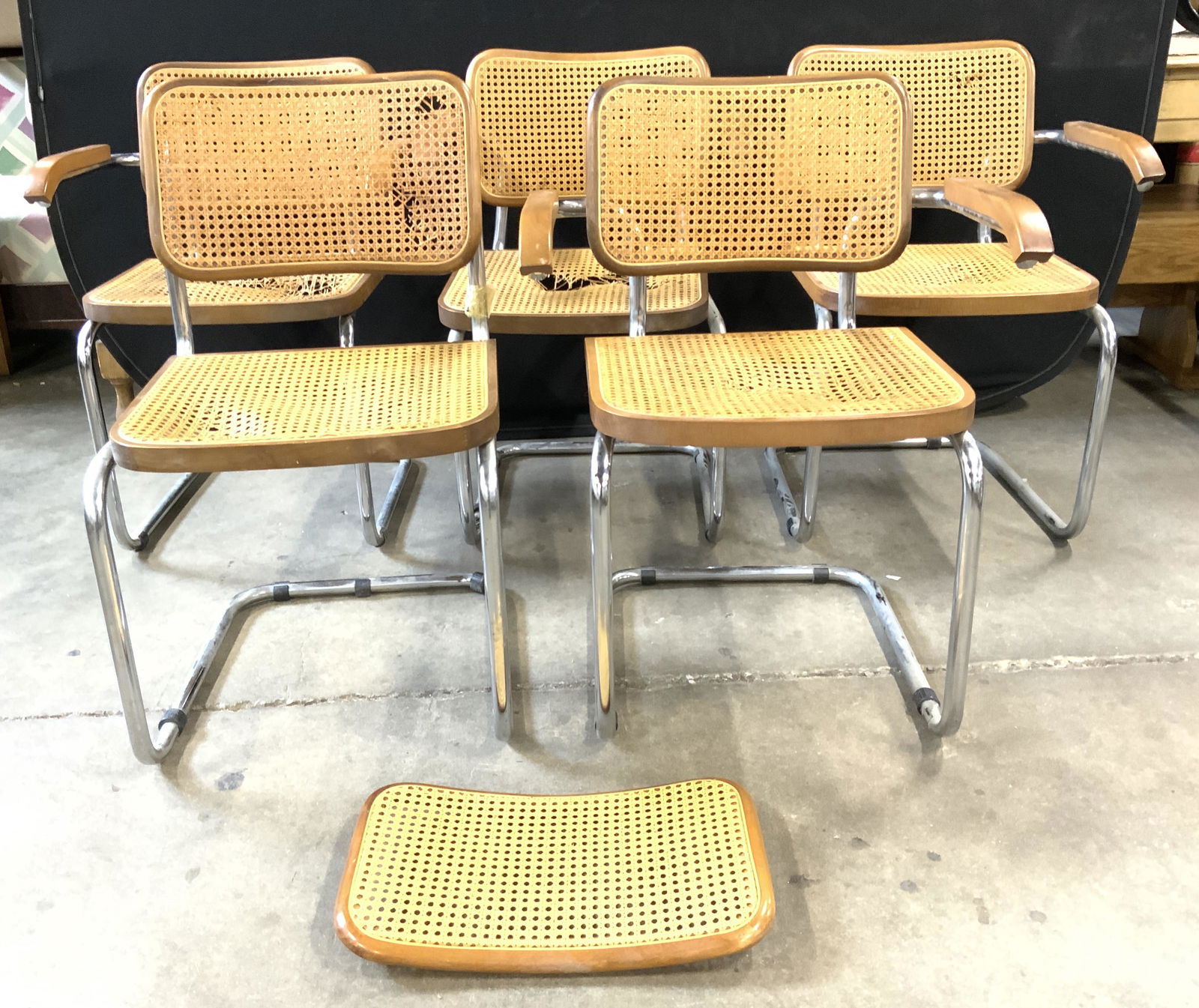 Lot 5 MCM MARCEL BREUER Style Chairs (1 of 11)