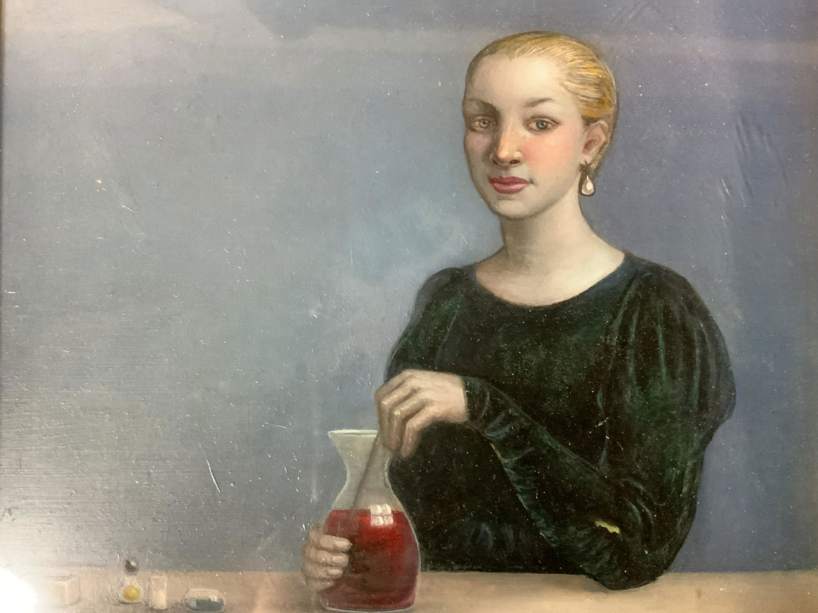 JENNIFER LI Signed Oil Painting, Lucrezia Borgia (1 of 9)