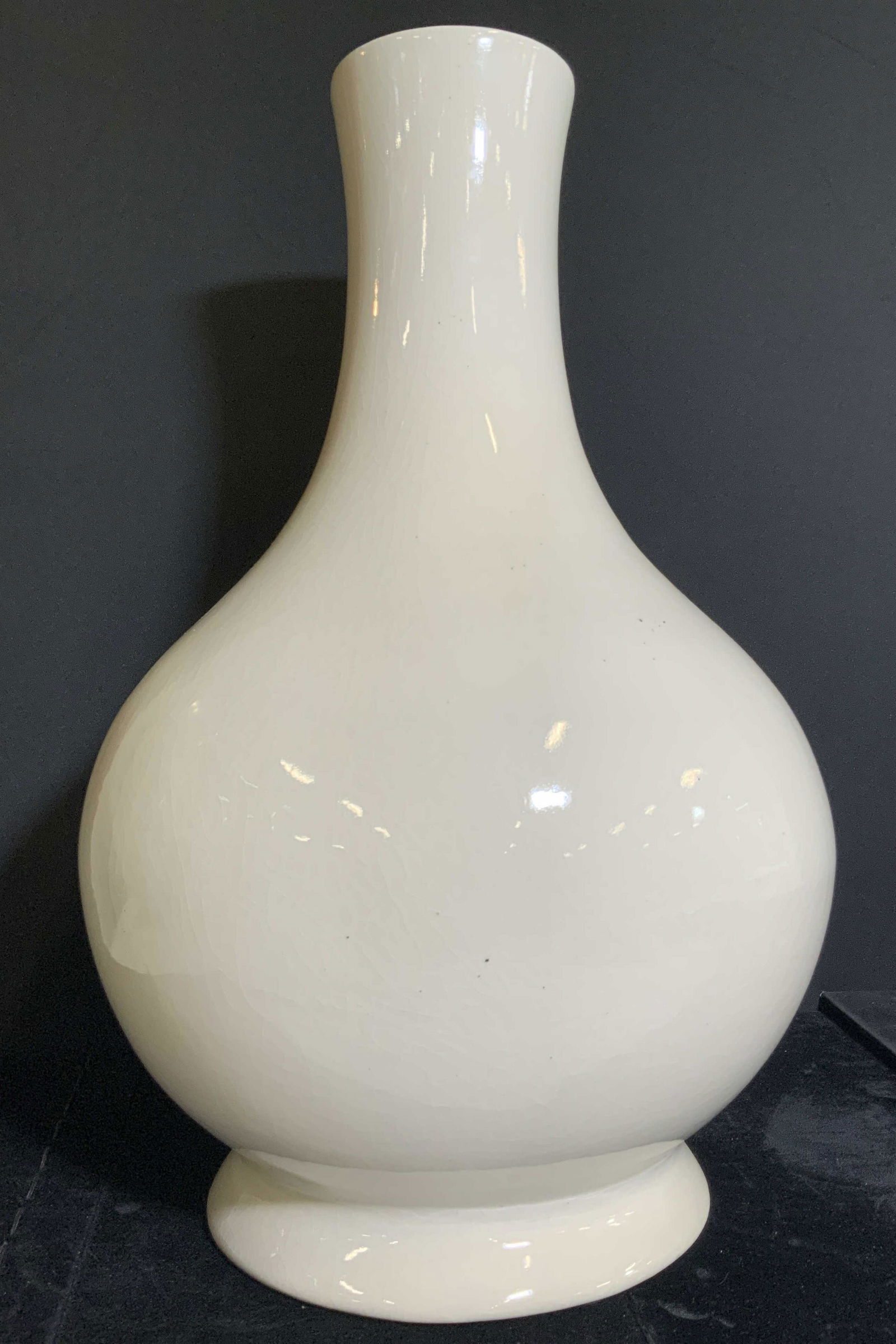 Oversized White Glazed Ceramic Vase (1 of 11)