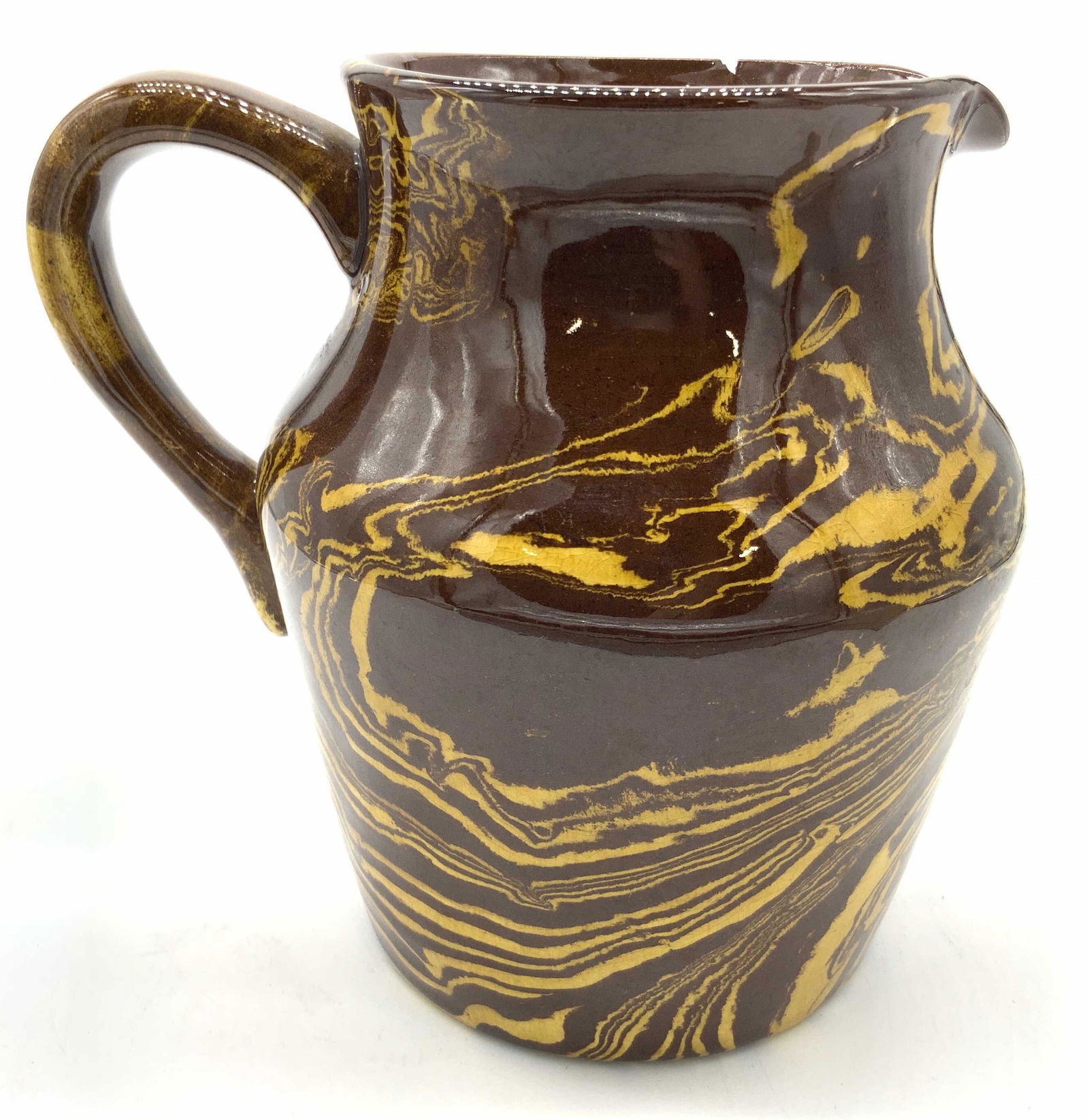 English Kensington Signed Marbled Ceramic Pitcher (1 of 11)