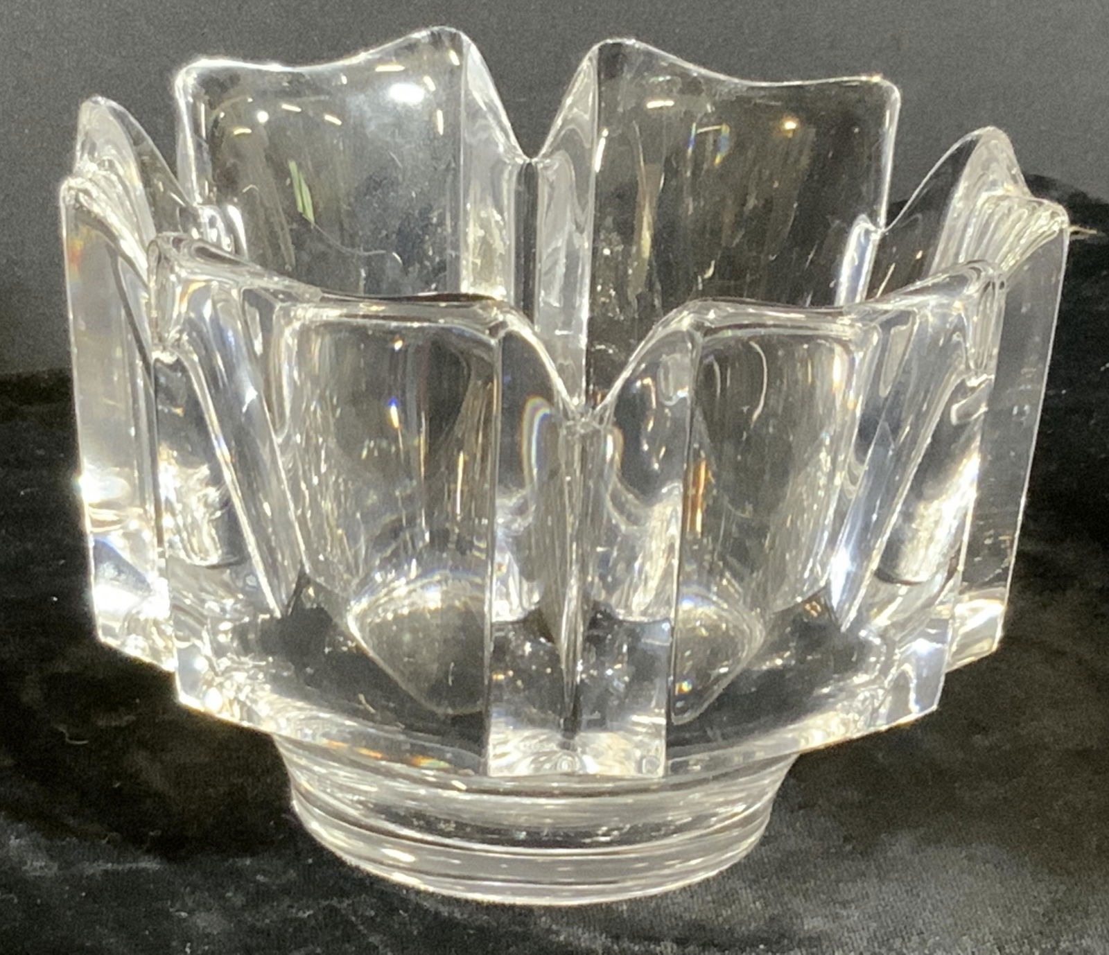 ORREFORS Crystal Candle Holder, Collectibles (1 of 9)