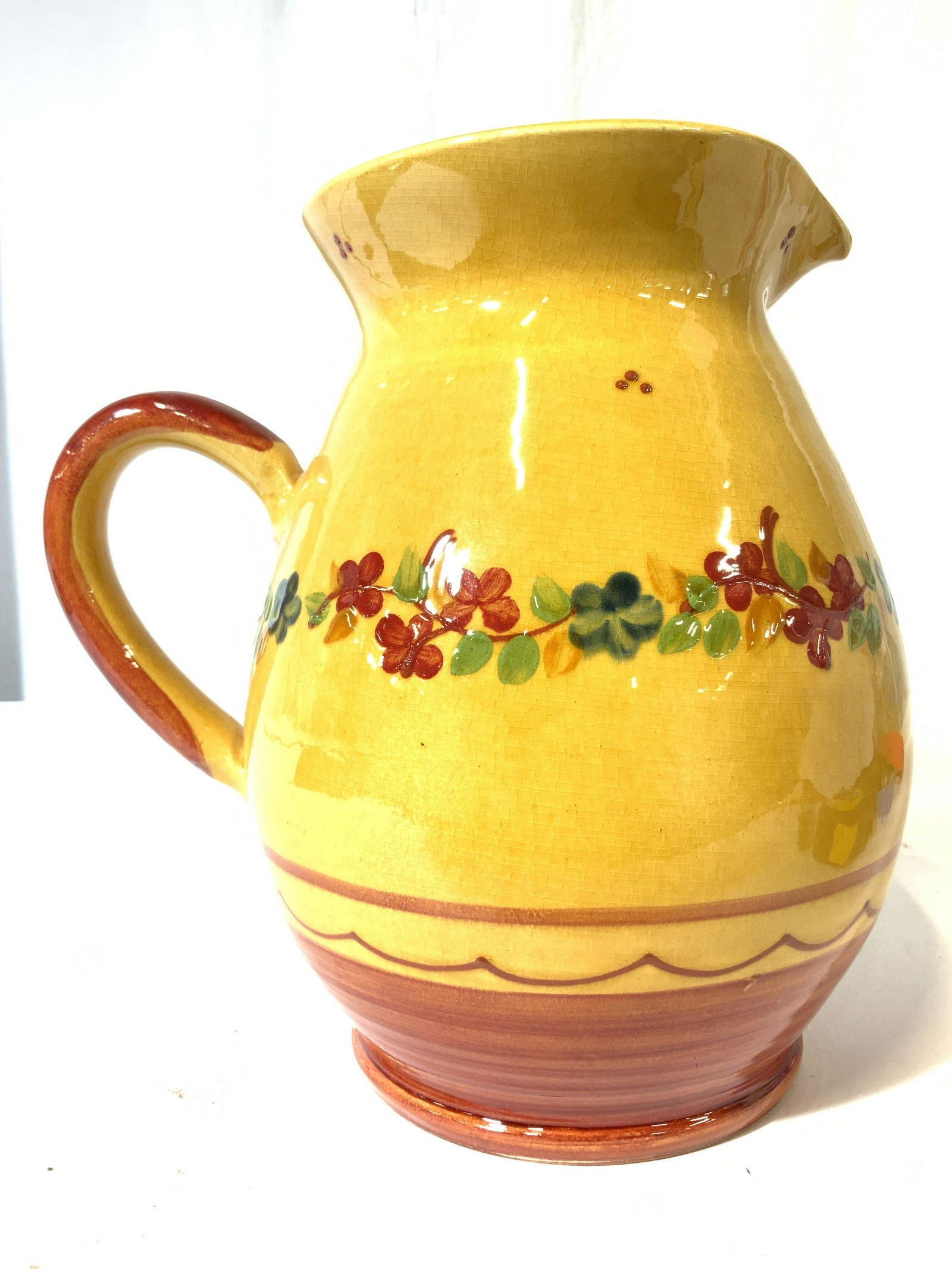 TERRE PROVENCE French Ceramic Pitcher (1 of 10)