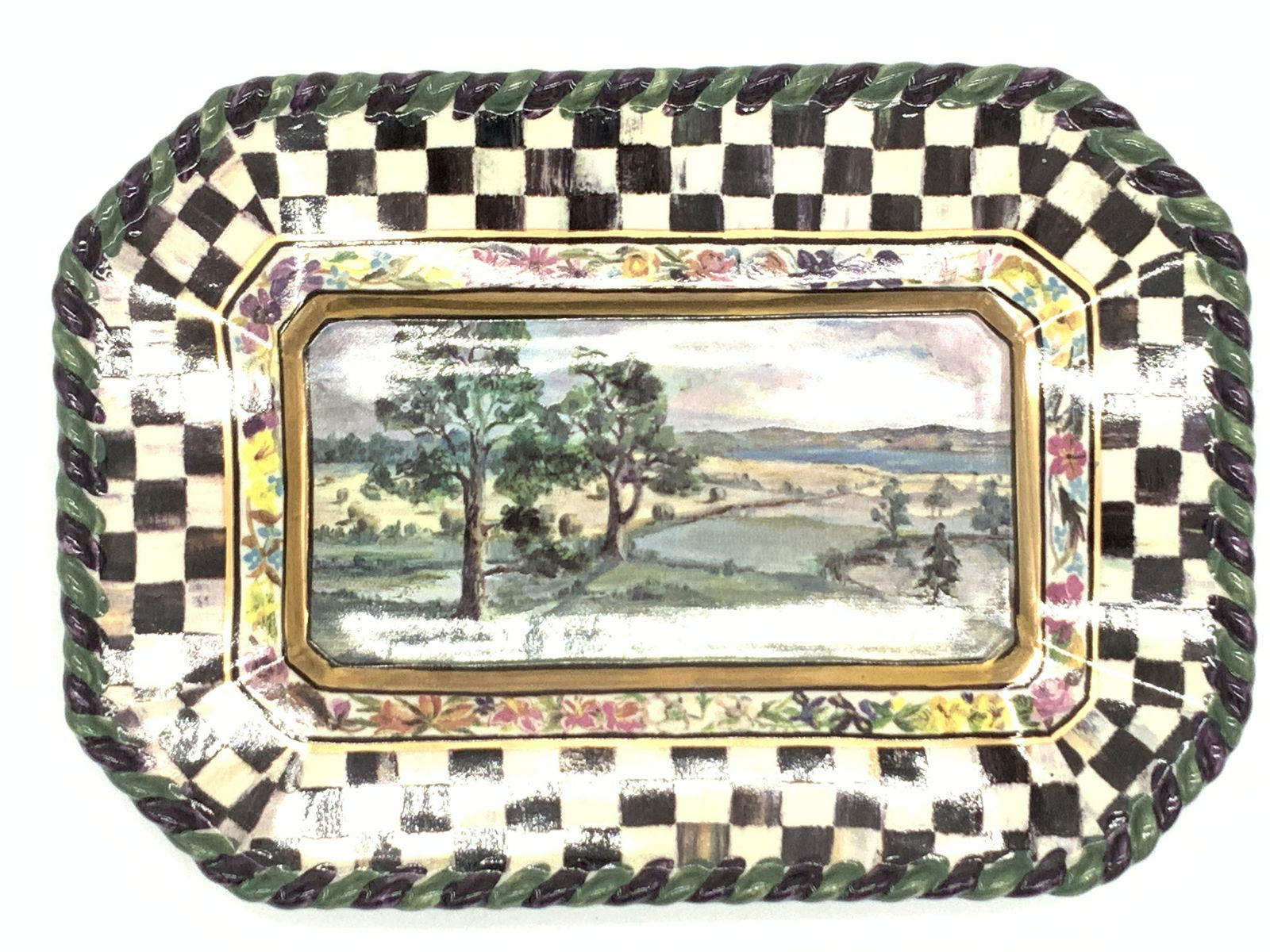 MacKensie Childs Sgn Victoria&Richard Ceramic (1 of 9)