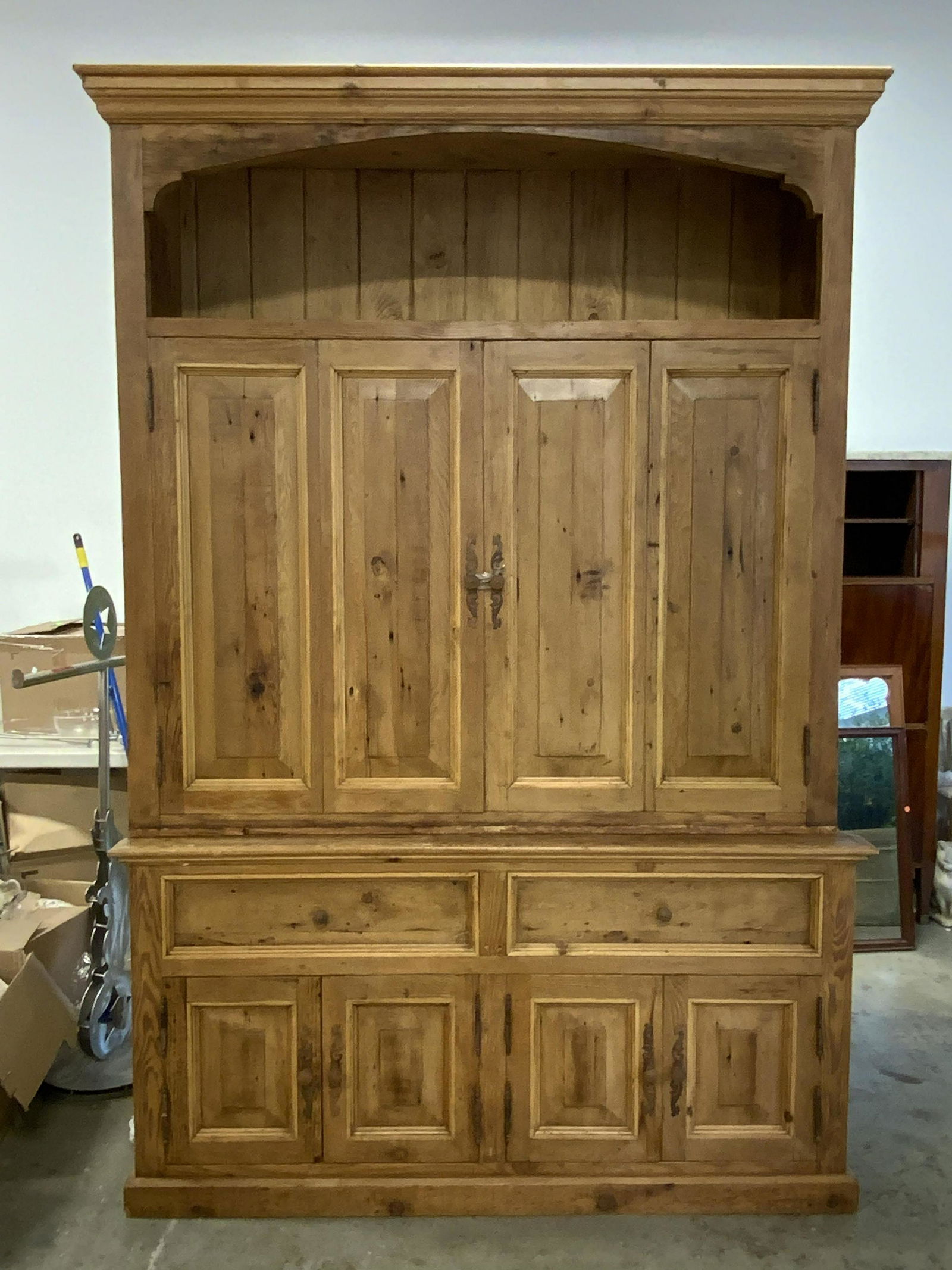 Vintage Oversized Wooden Console (1 of 11)