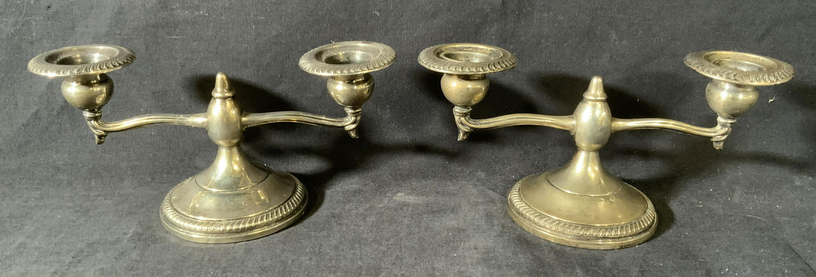 Pair FISHER SILVERSMITHS Sterling Candelabras (1 of 8)