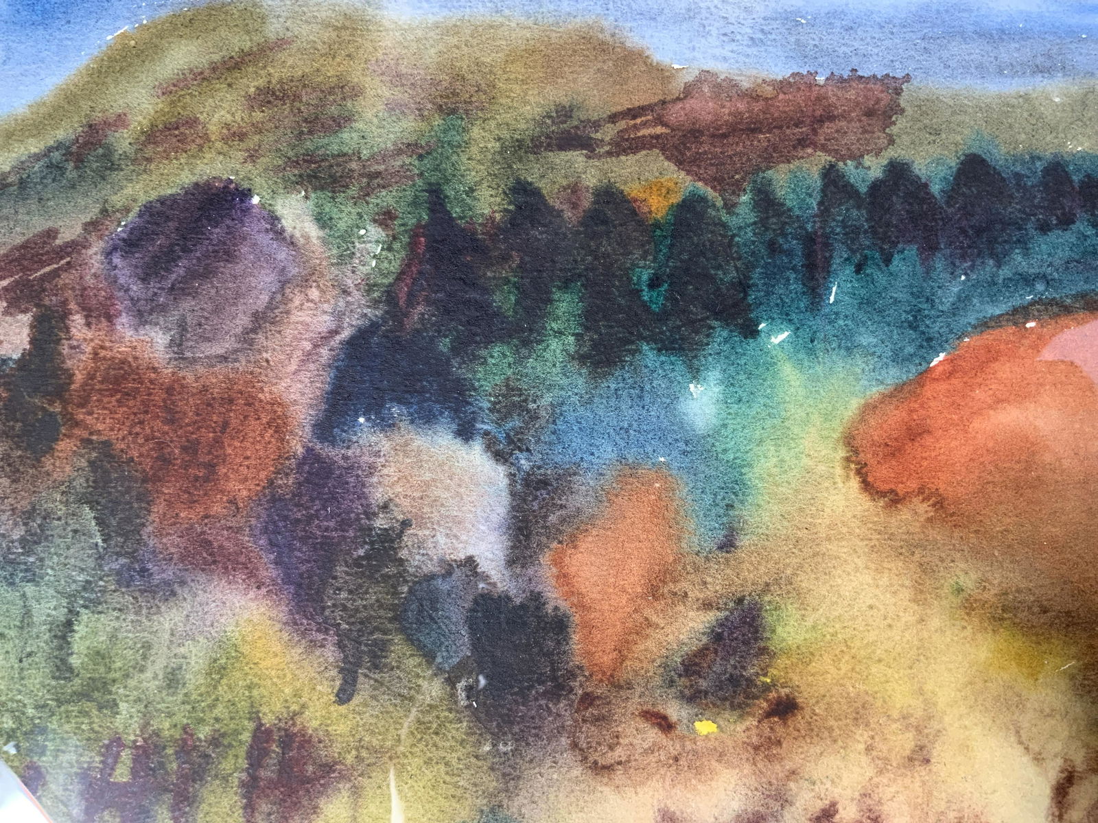 Signed Watercolor Painting Attributed to PECHSTEIN (1 of 8)