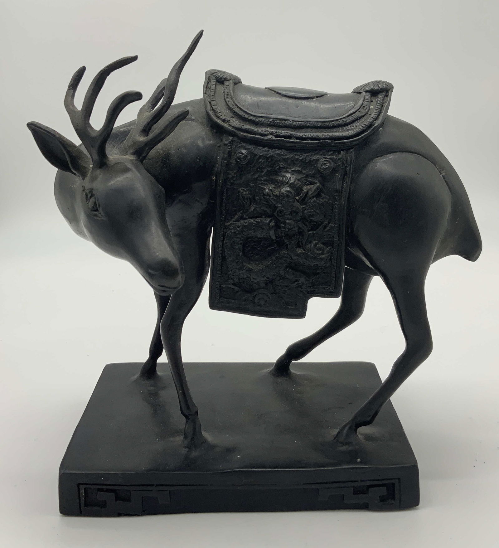 Chinese Bronze Deer Sculpture (1 of 9)