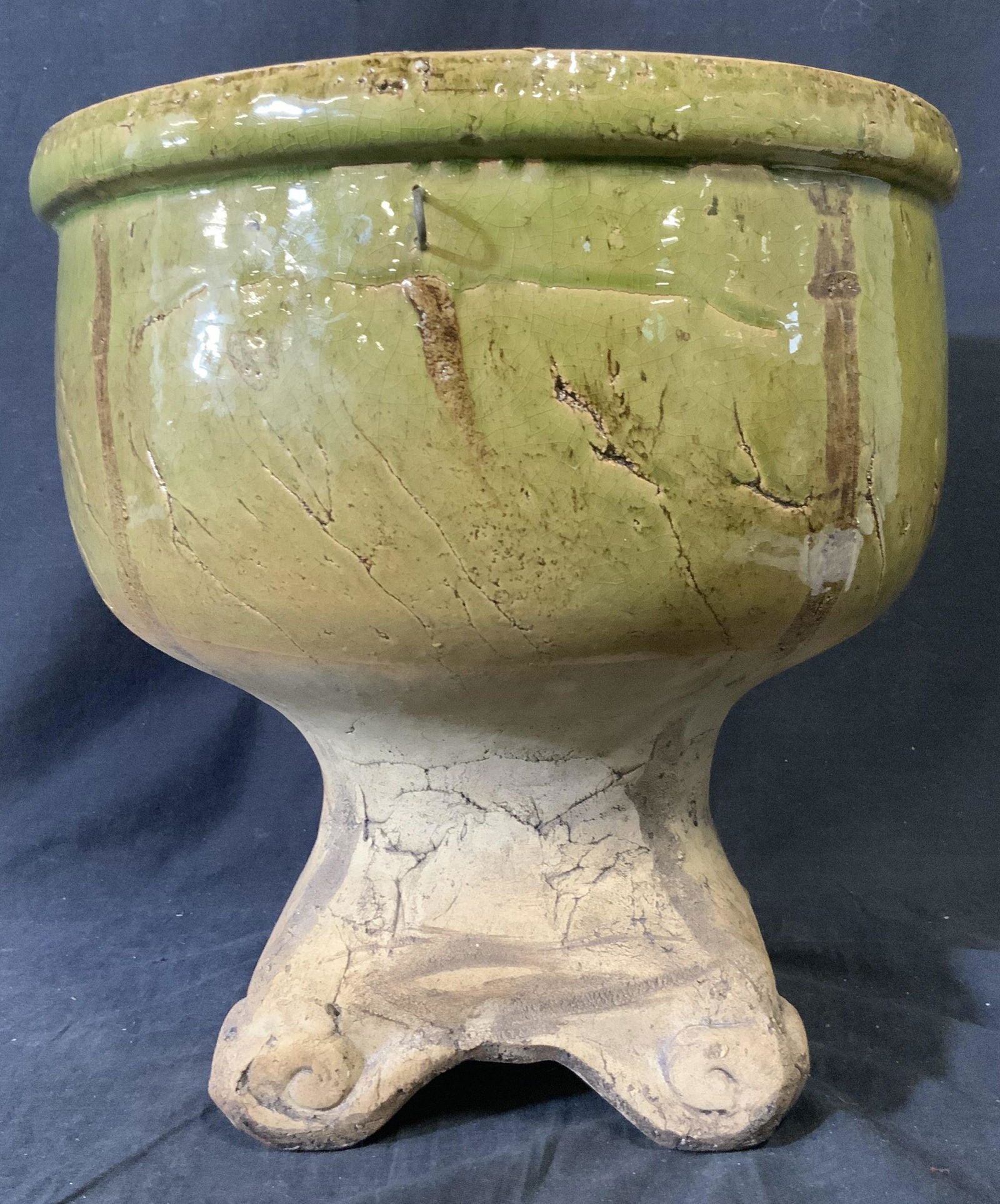 Vintage Ceramic Art Pedestal Planter (1 of 9)