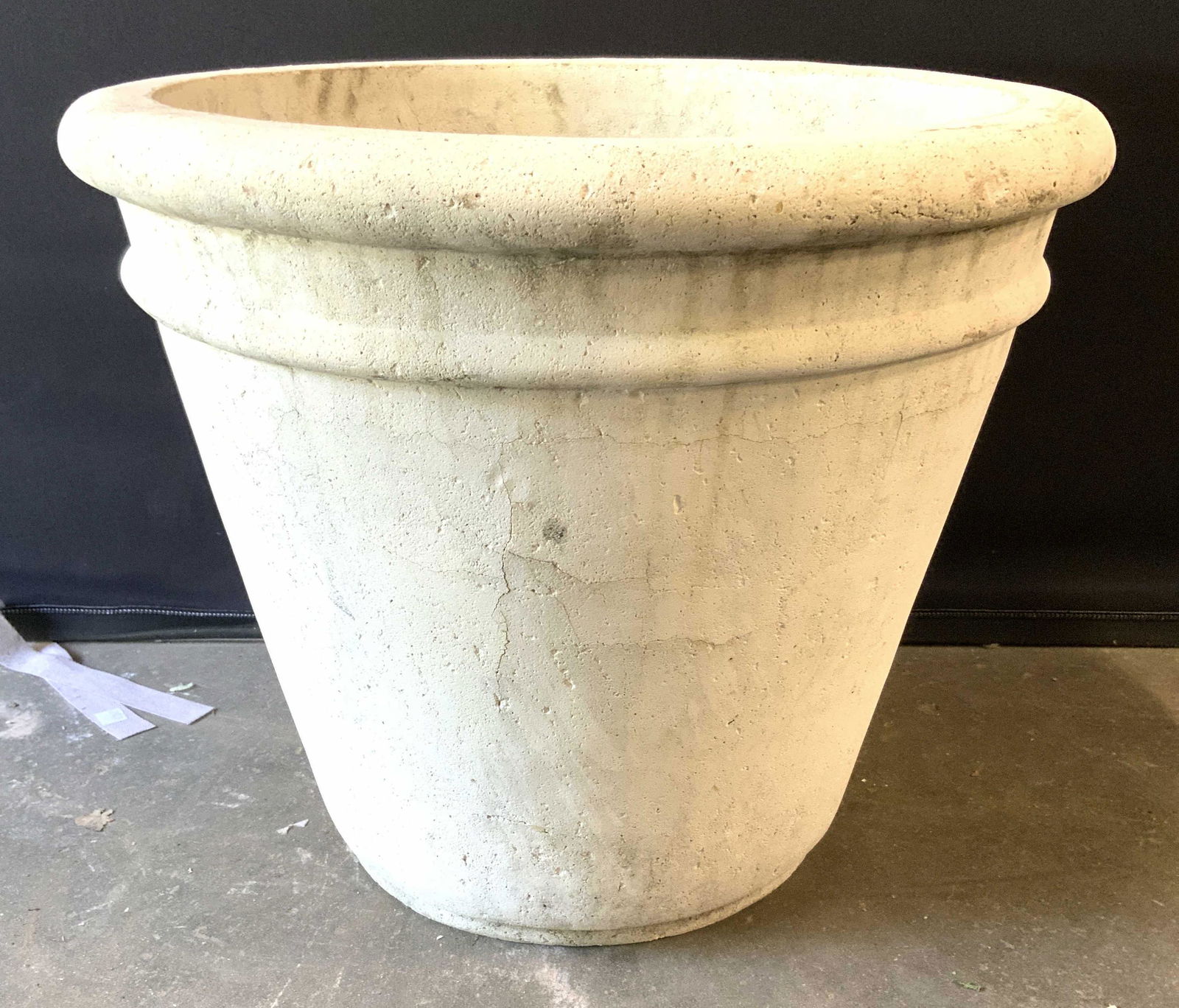 Cream Toned Composite Outdoor Planter (1 of 10)