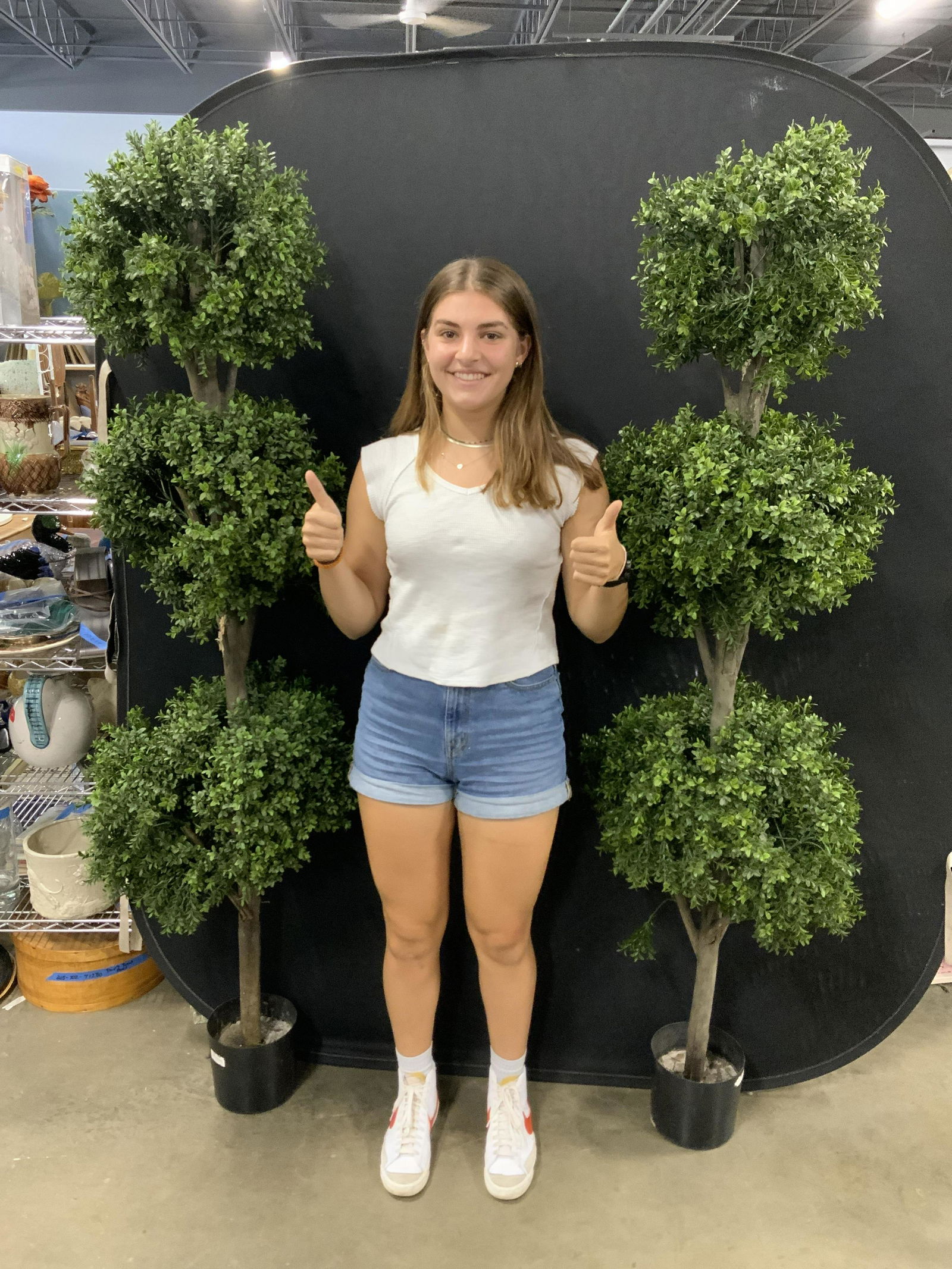 Lot 2 Faux Topiary Trees (1 of 11)