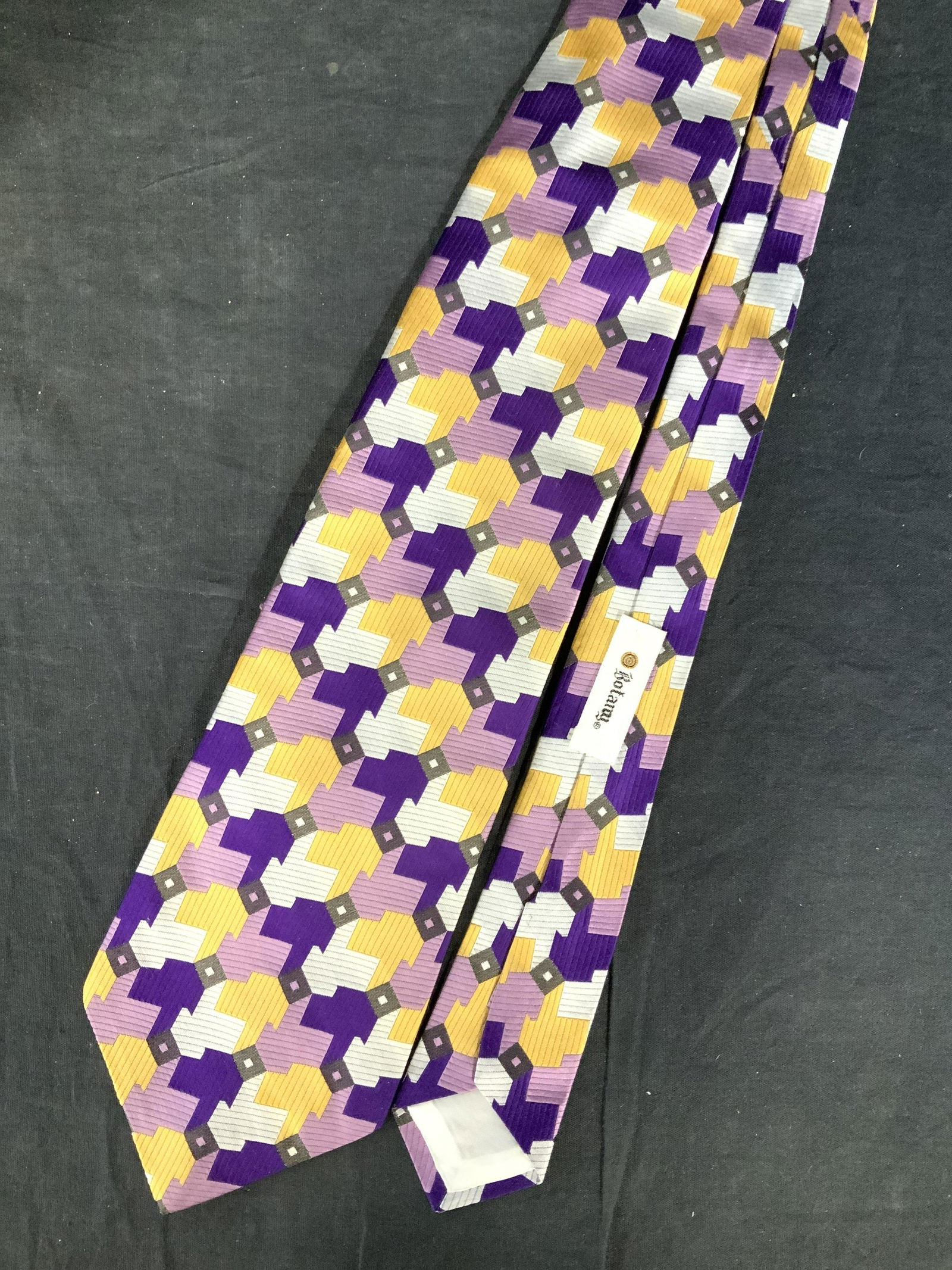 TIFFANY Collection Signed Vintage Silk Tie (1 of 9)