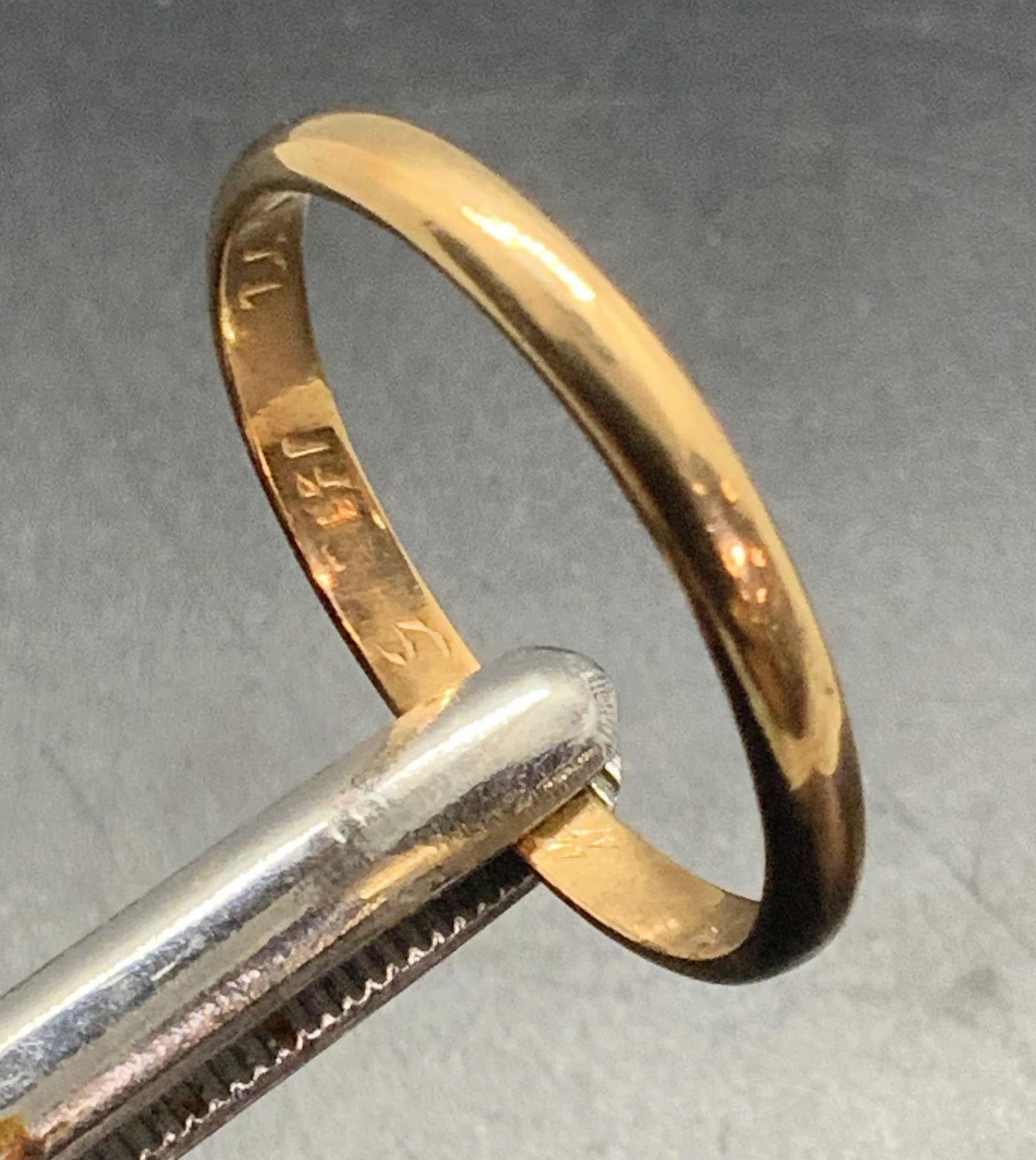 Vintage 18K Yellow Gold Band Ring, Jewelry (1 of 11)