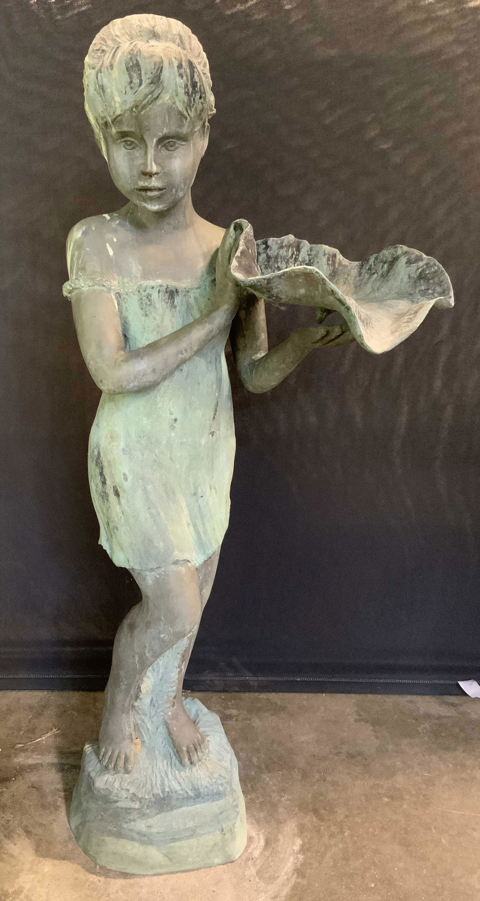 Vintage Patinated Bronze Fountain Head (1 of 16)