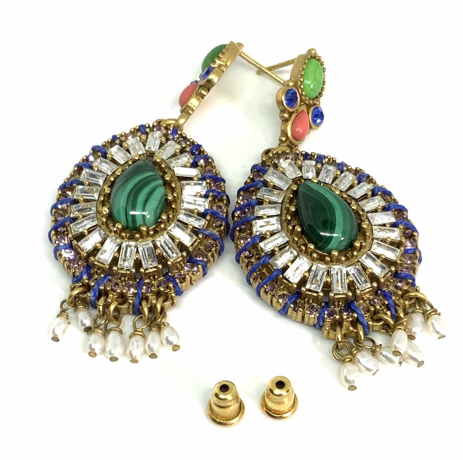 Bejeweled Statement Drop Earrings, Jewelry (1 of 11)