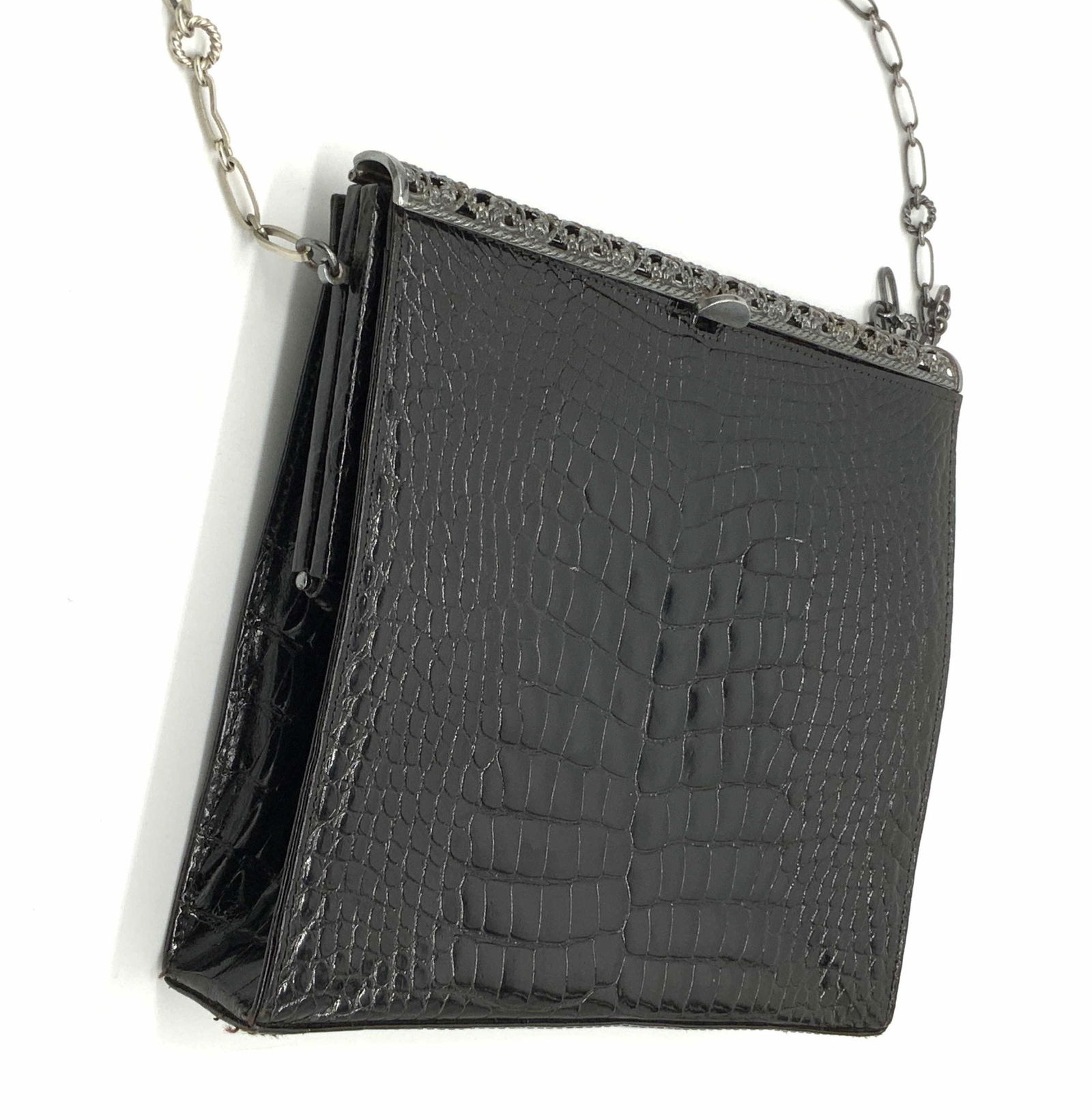 Vintage HELENE Italian Alligator Skin Purse (1 of 15)