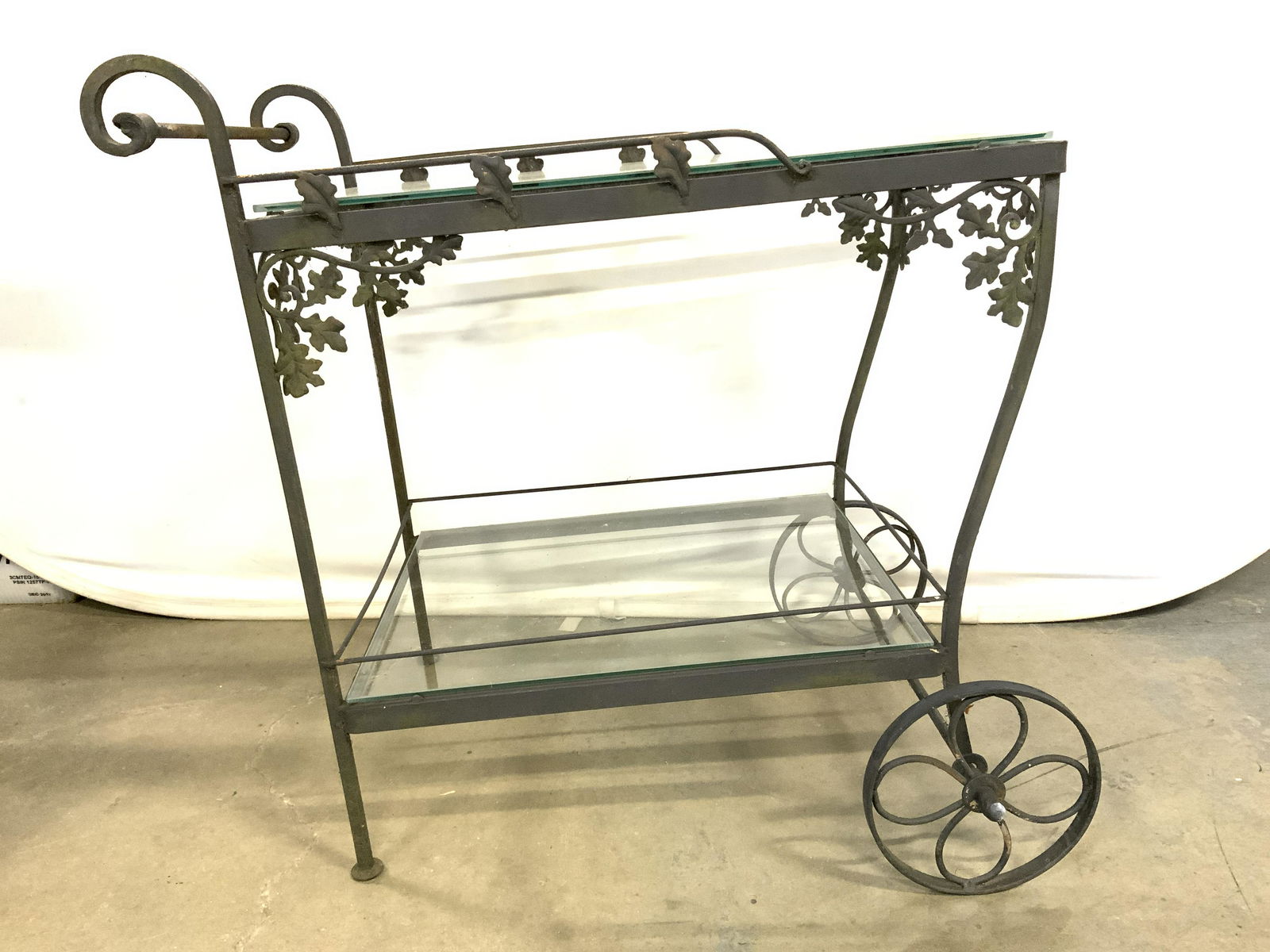 Vintage SALTERINI Iron Patio Tea Cart (1 of 10)