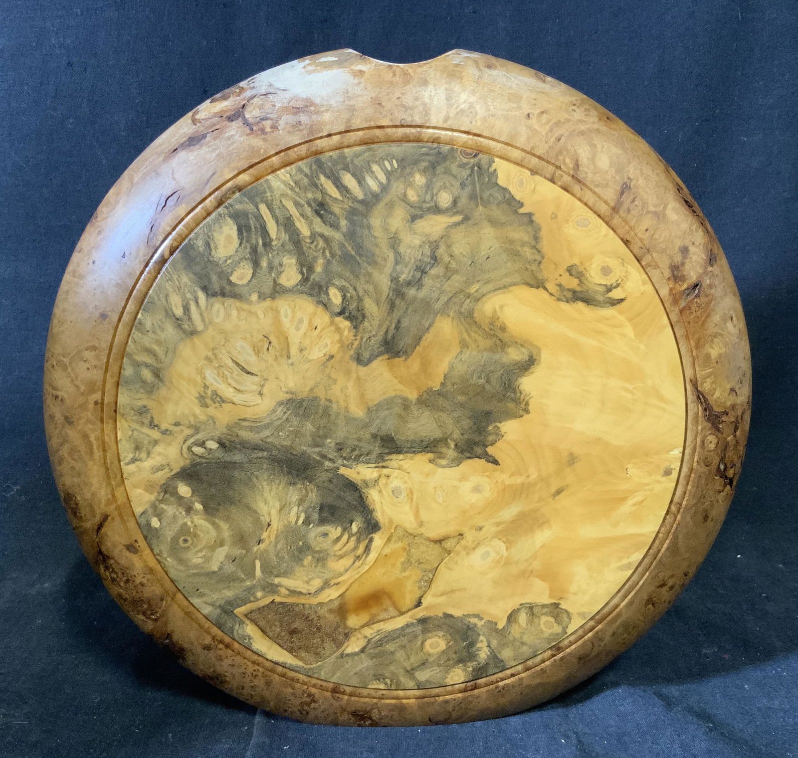 WARREN VIENNEAU Signed Burl Wood Vase (1 of 9)