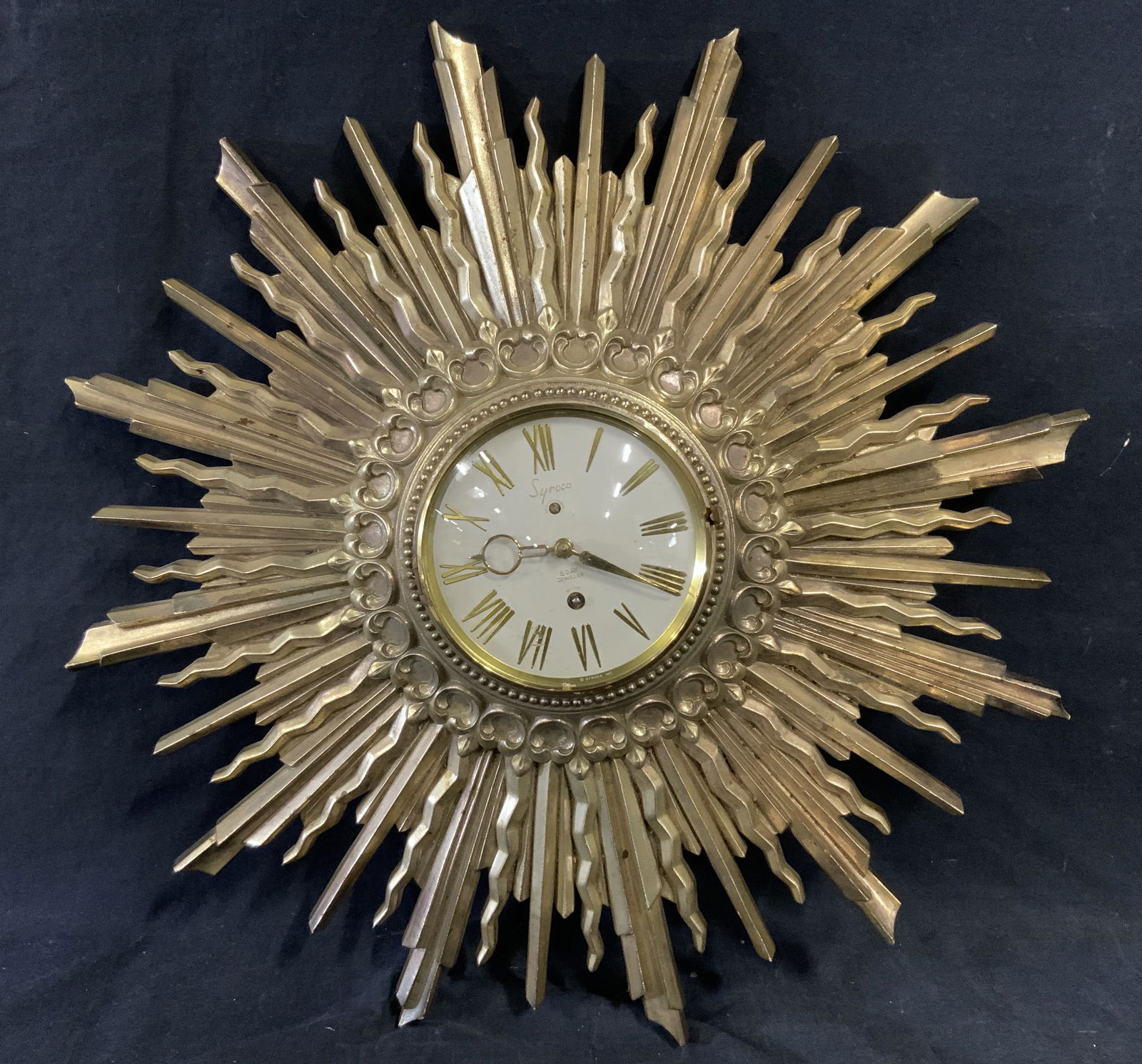 Art Deco Star Burst Wall Clock (1 of 13)