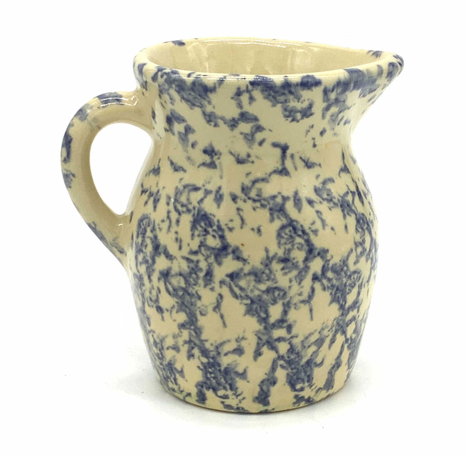 Robinson Ransbottom Spongeware Ceramic Creamer (1 of 8)