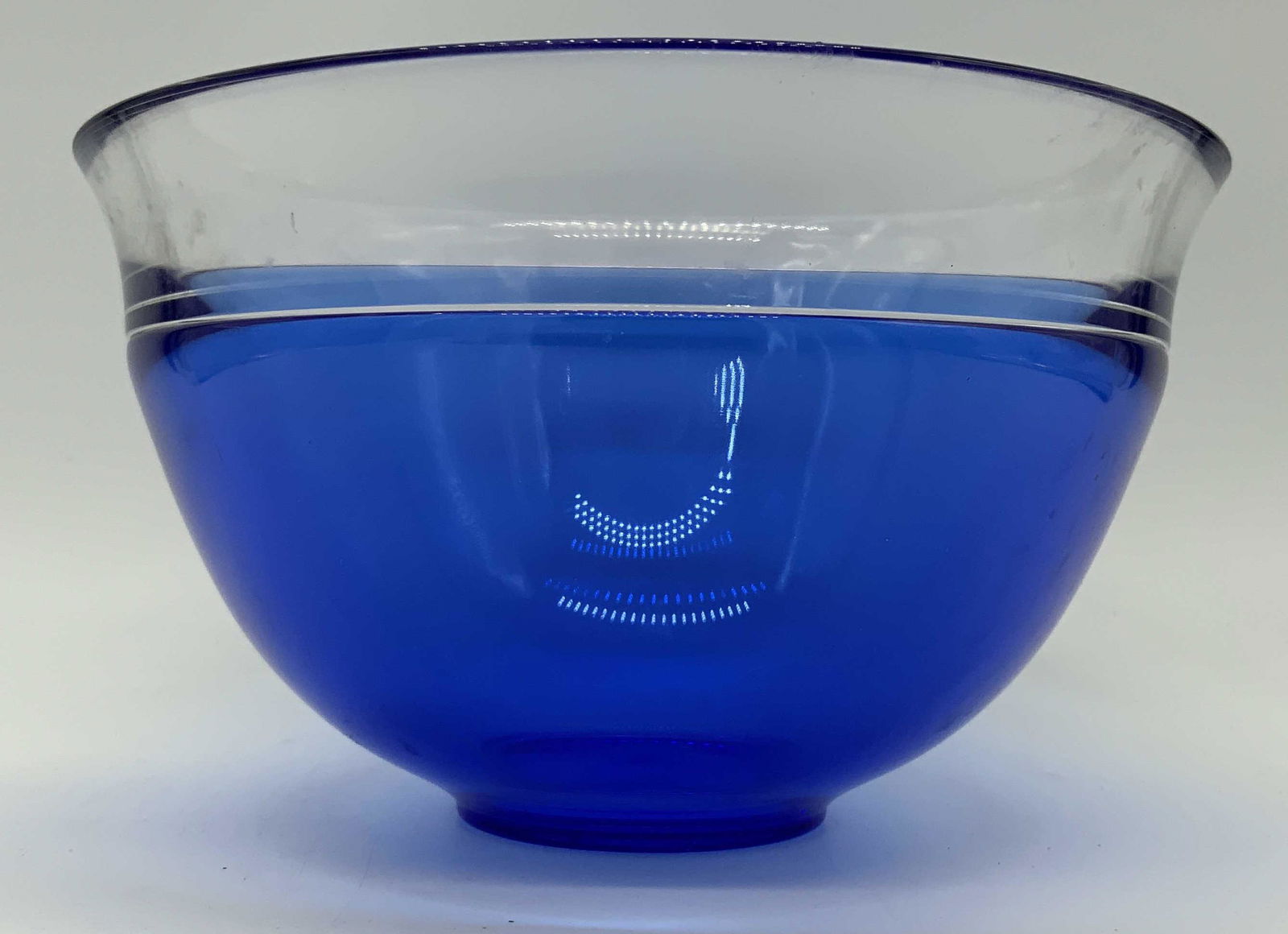 ORREFORS Cobalt Blue Crystal Bowl (1 of 7)