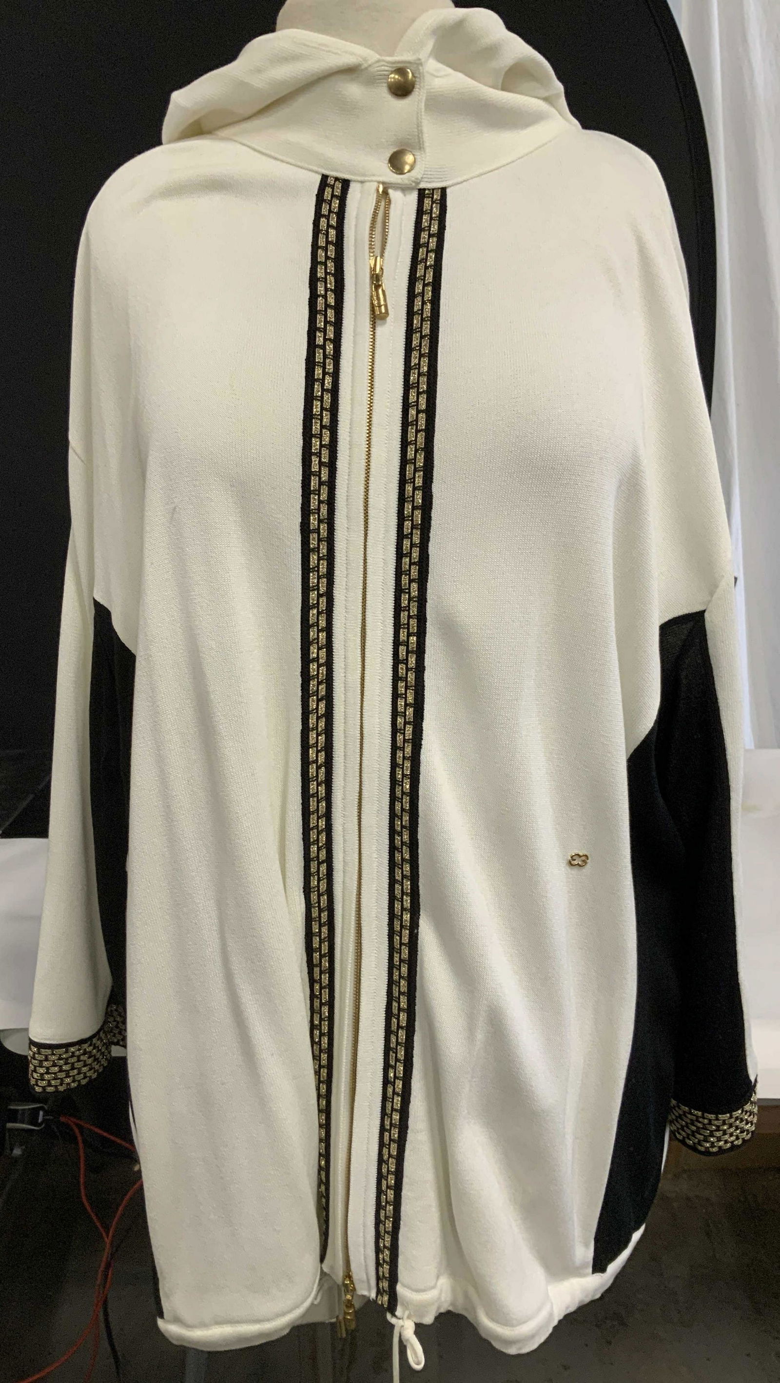 ESCADA ladies Plus Size Cotton/ Poly Jacket, Italy (1 of 10)