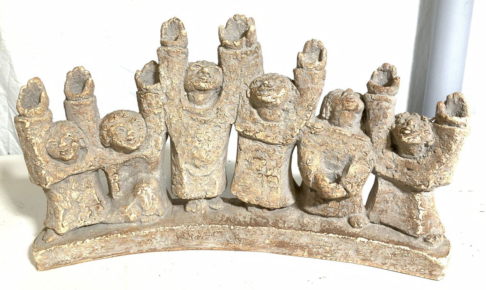 Hand Formed Composite Menorah Statue (1 of 7)