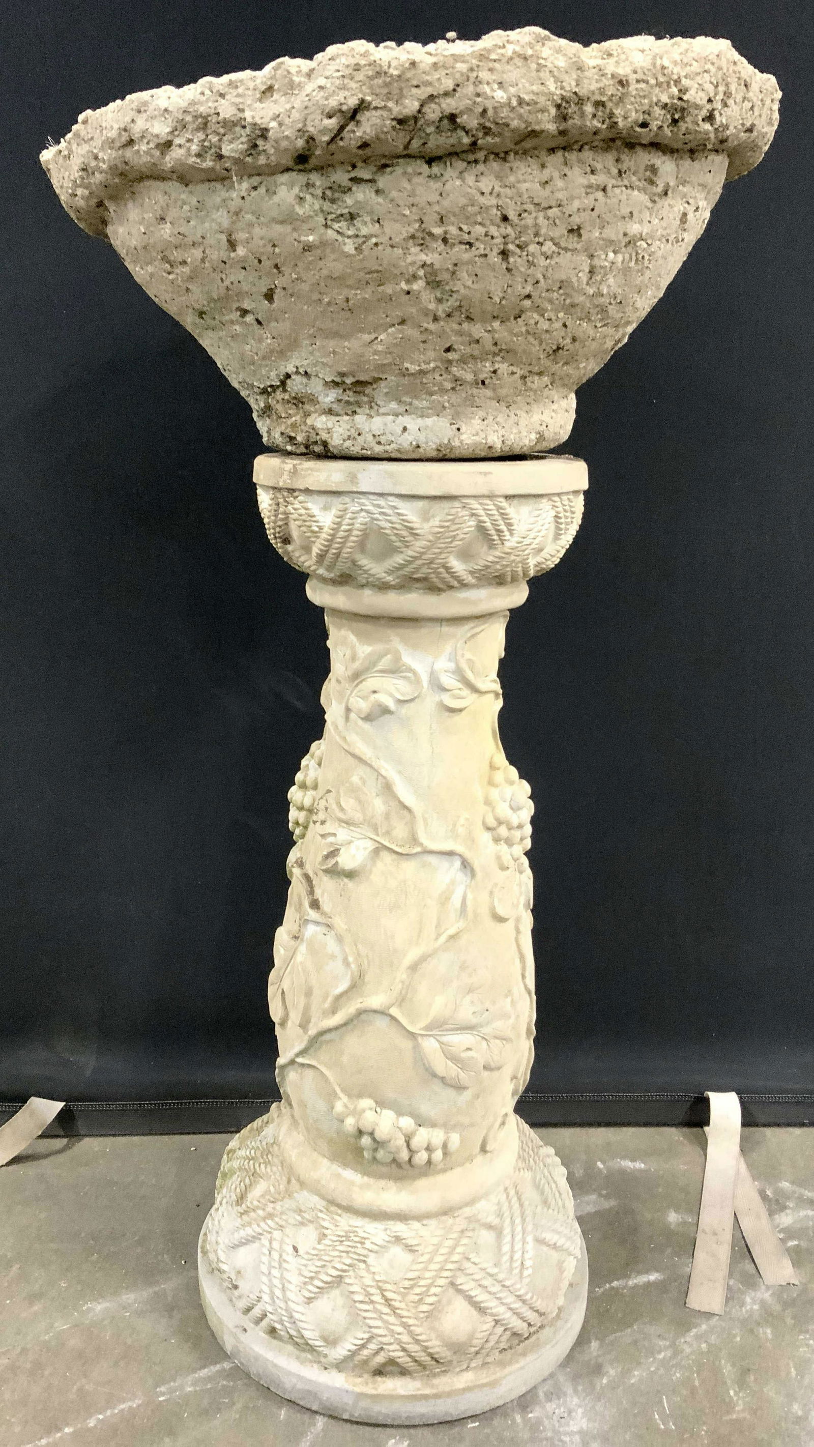 Mismatch Pair Cement Stand & Planter (1 of 11)