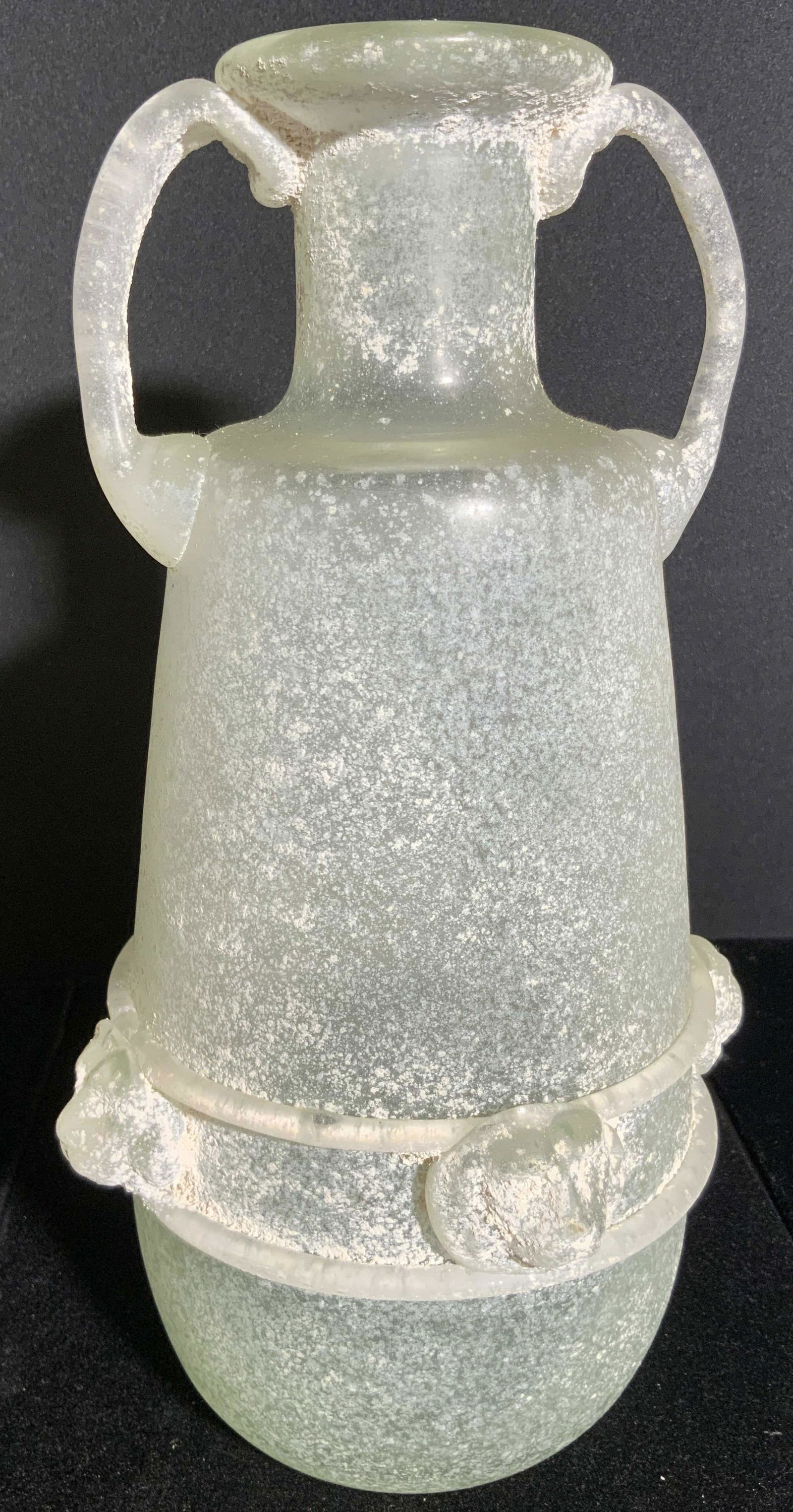 ZETA Italian Murano Frosted Textured Glass Vessel (1 of 10)