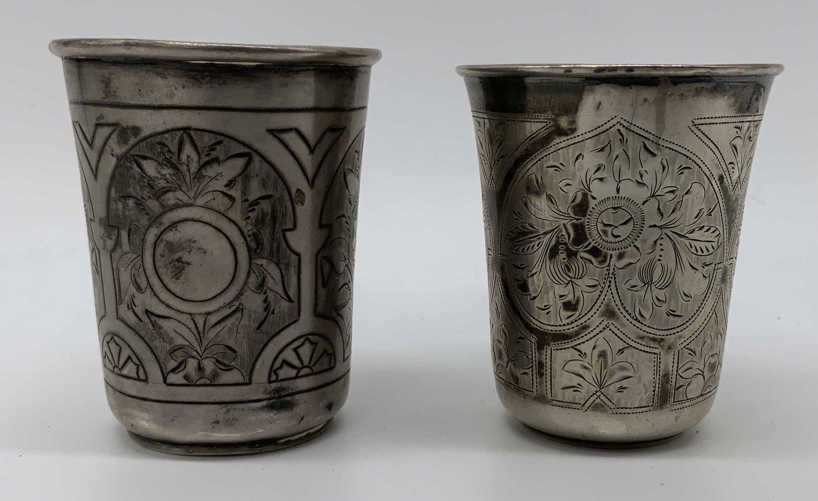 Lot 2 Vintage Russian Silver Cups (1 of 4)